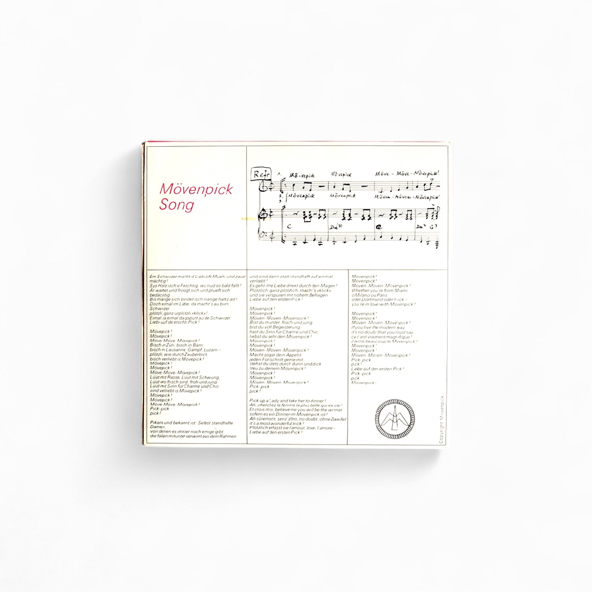 Mövenpick Pick – Pick back cover