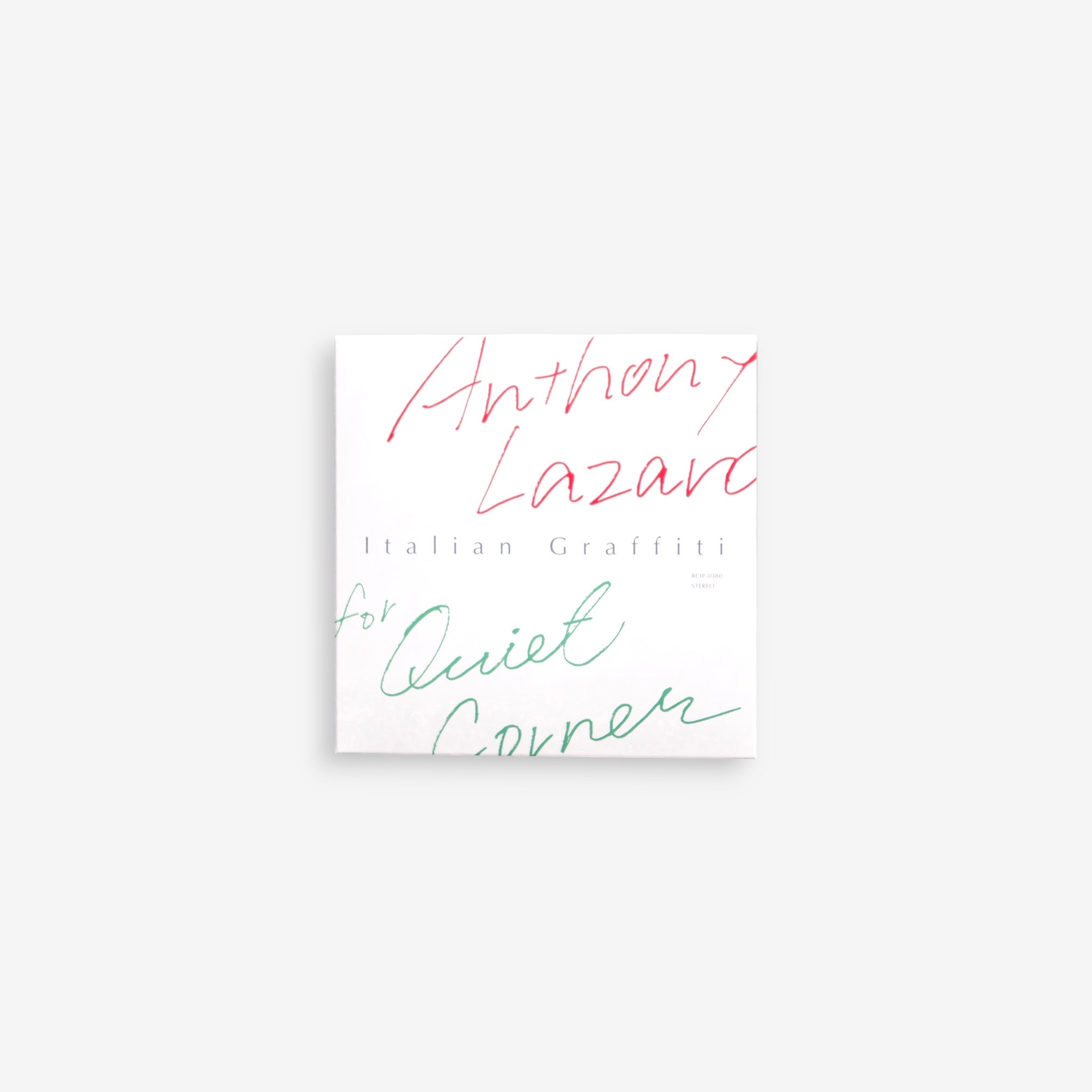 Anthony Lazaro for Quiet Corner – Italian Graffiti [CD/JPN/NEW]