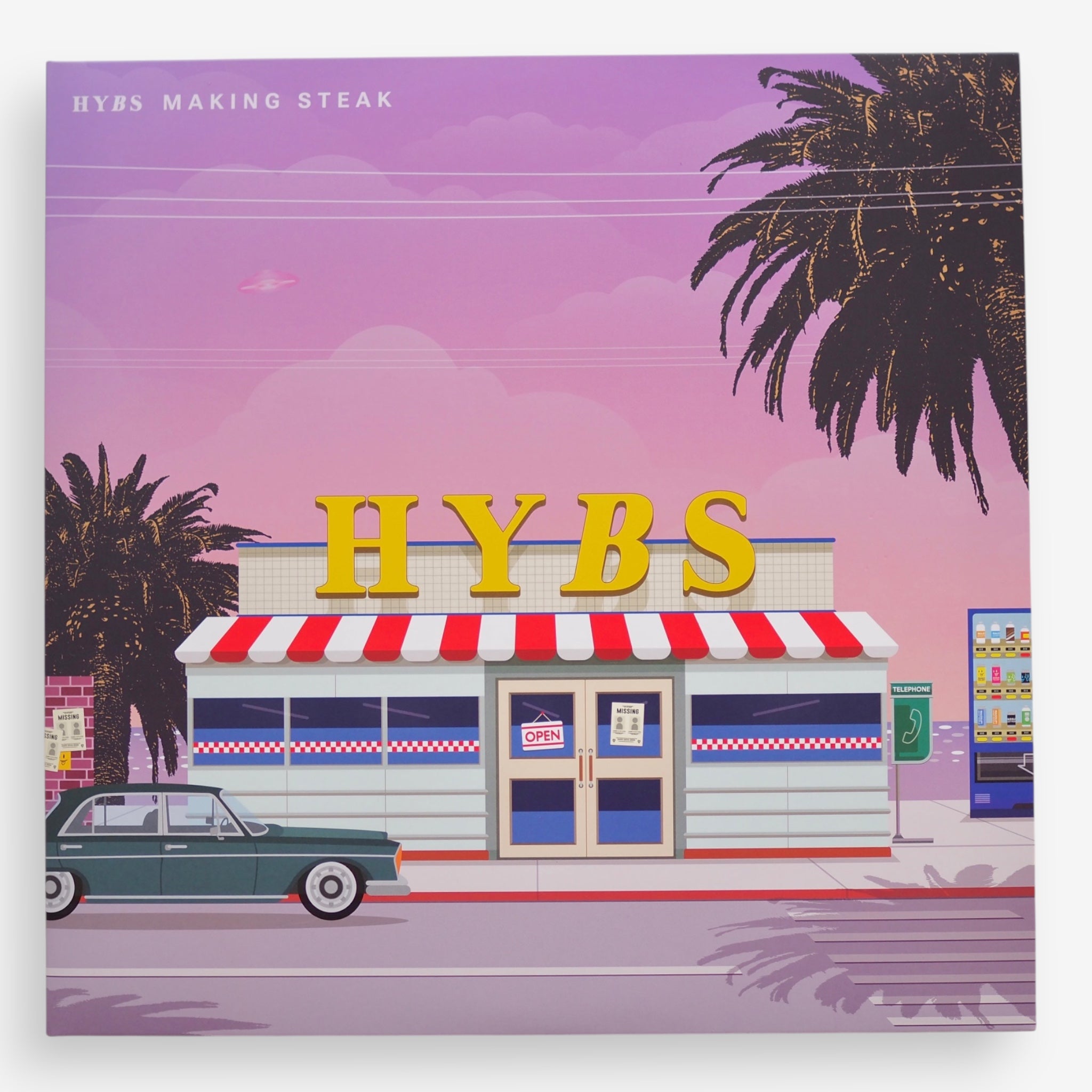 HYBS - MAKING STEAK (2025 repress, transparent orange vinyl) [used]