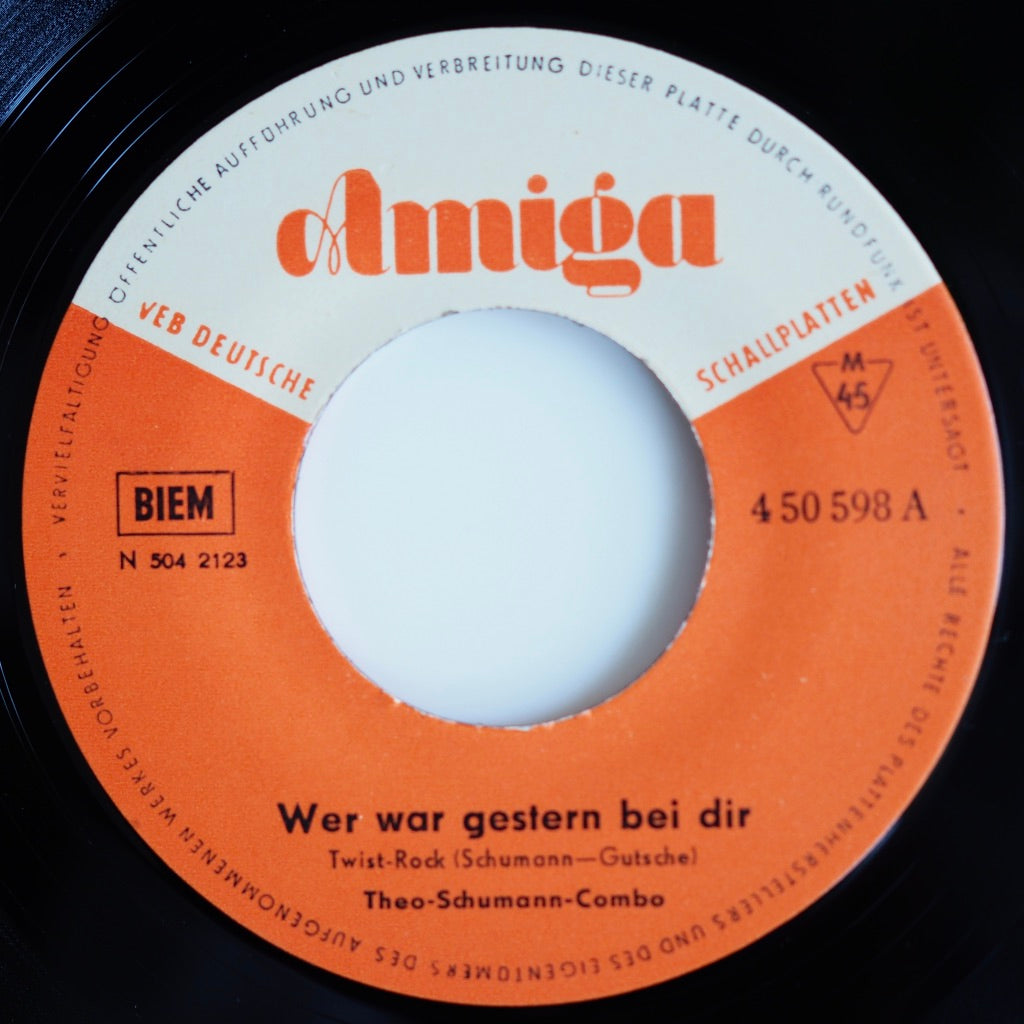 THEO SCHUMANN COMBO - Wer war gestern bei dir / Scherben(used)