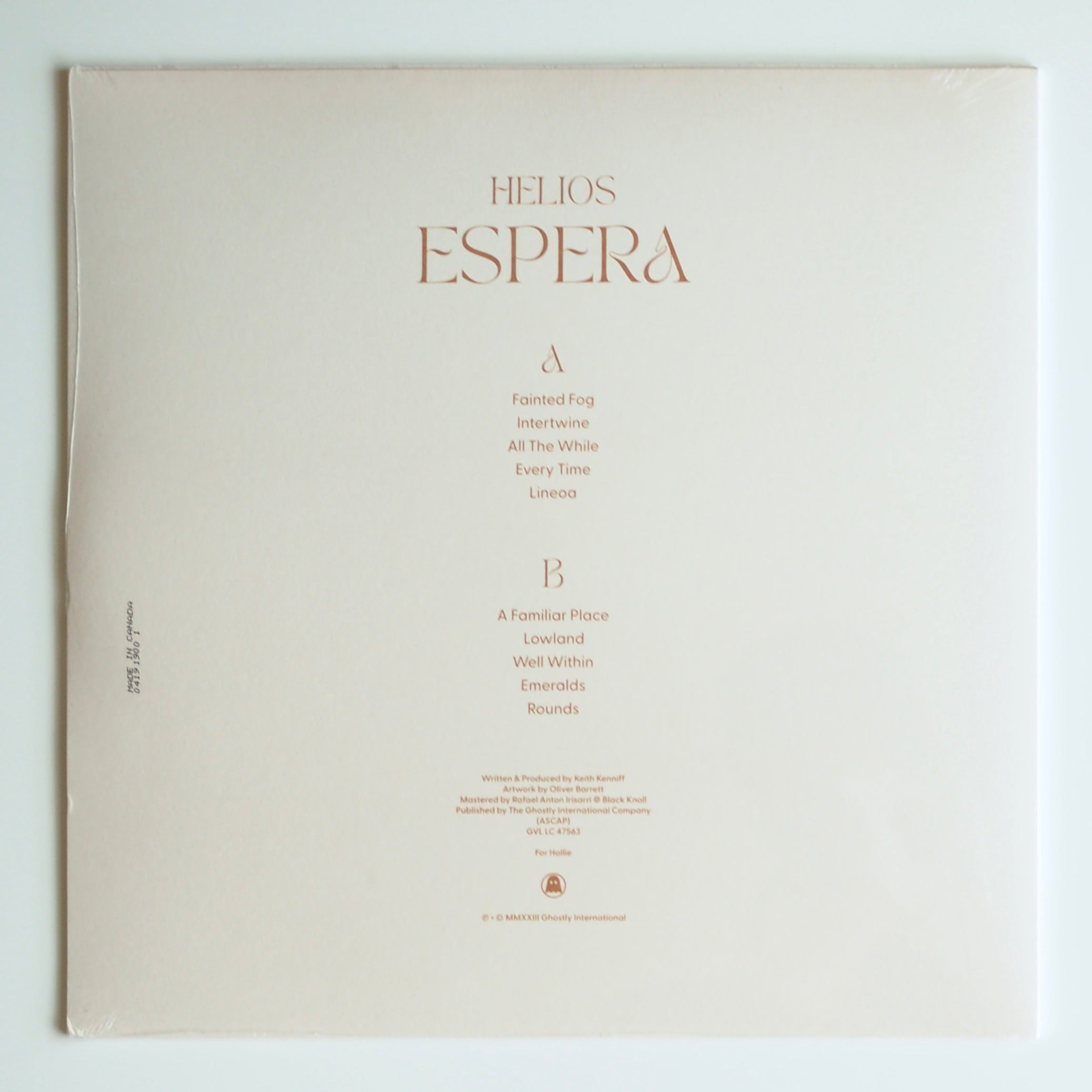 Helios - Espera (beryl coulored vinyl) [NEW]