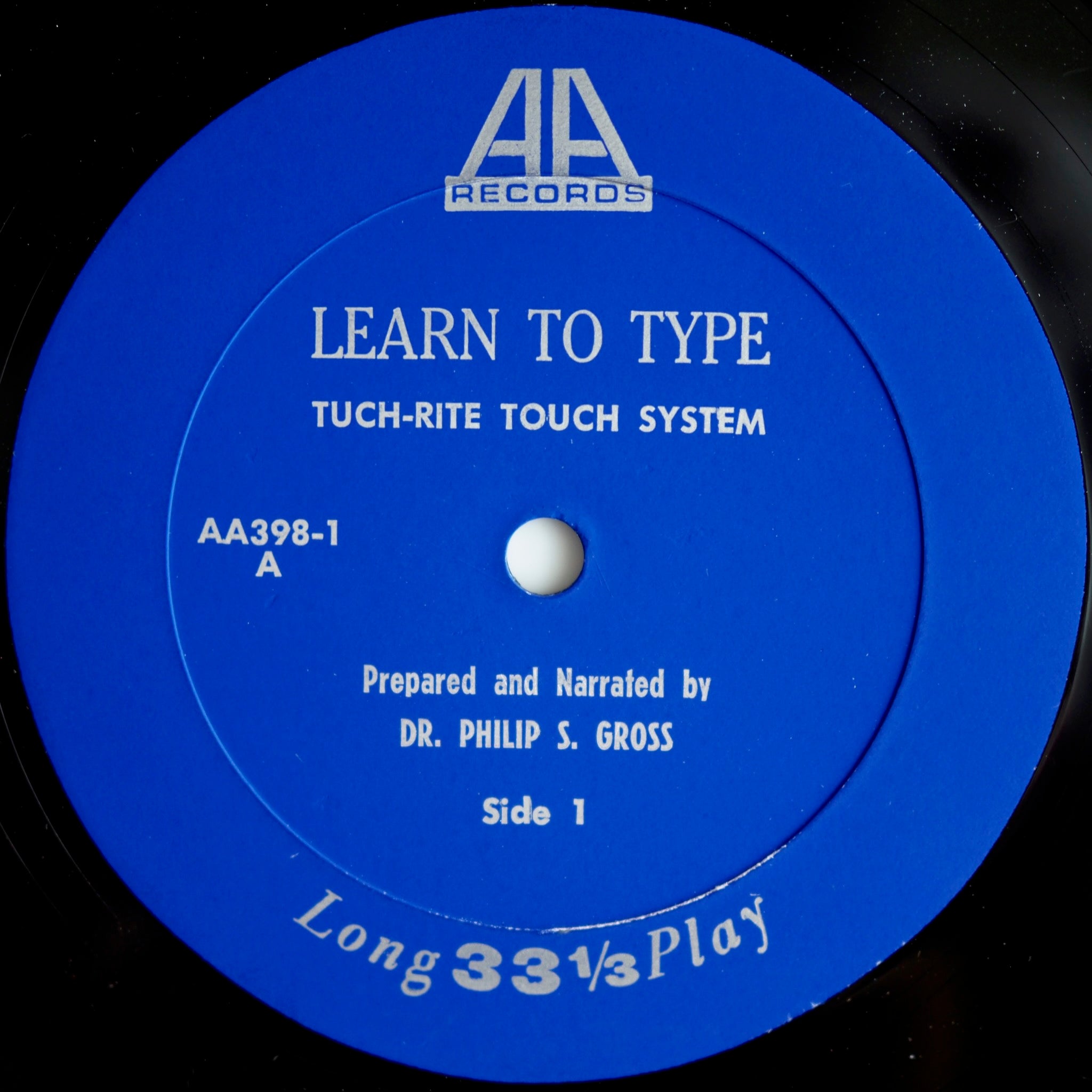 Learn To Type - "TUCH RITE" PERFECT TOUCH SYSTEM TEACHER［used］