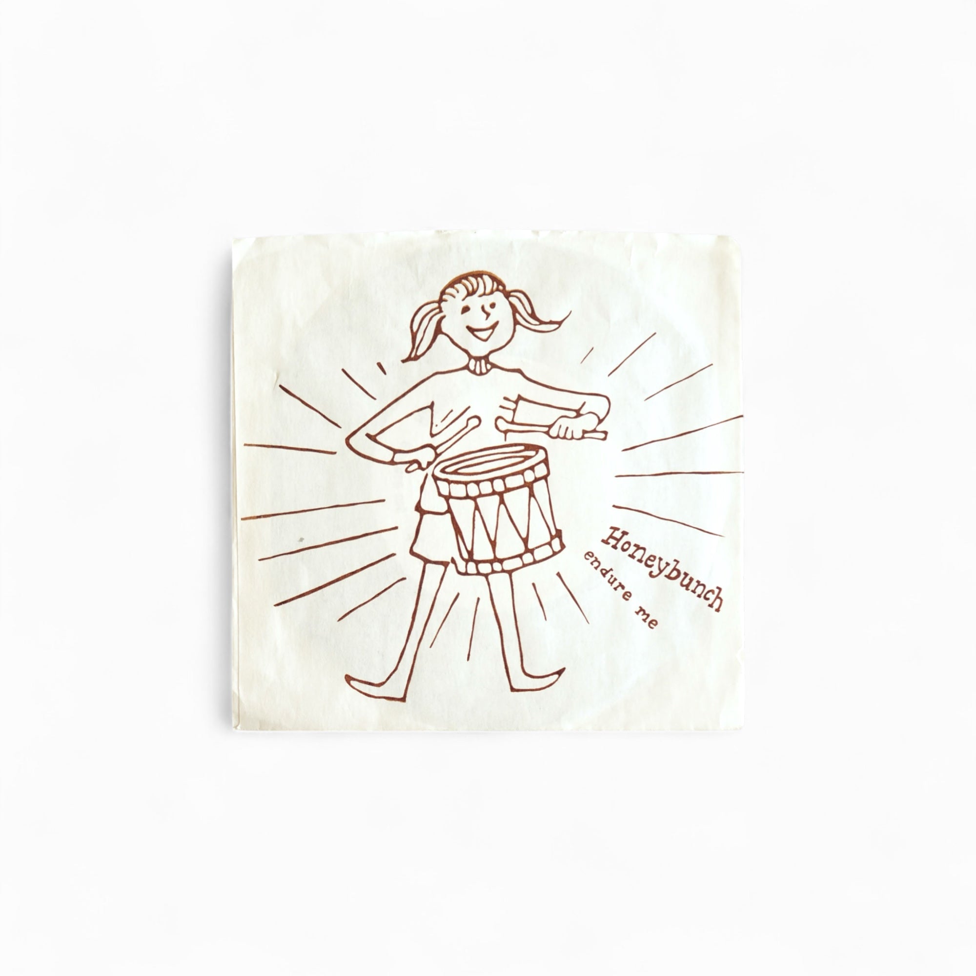 HoneyBunch – Endure Me 7インチレコード　表ジャケット