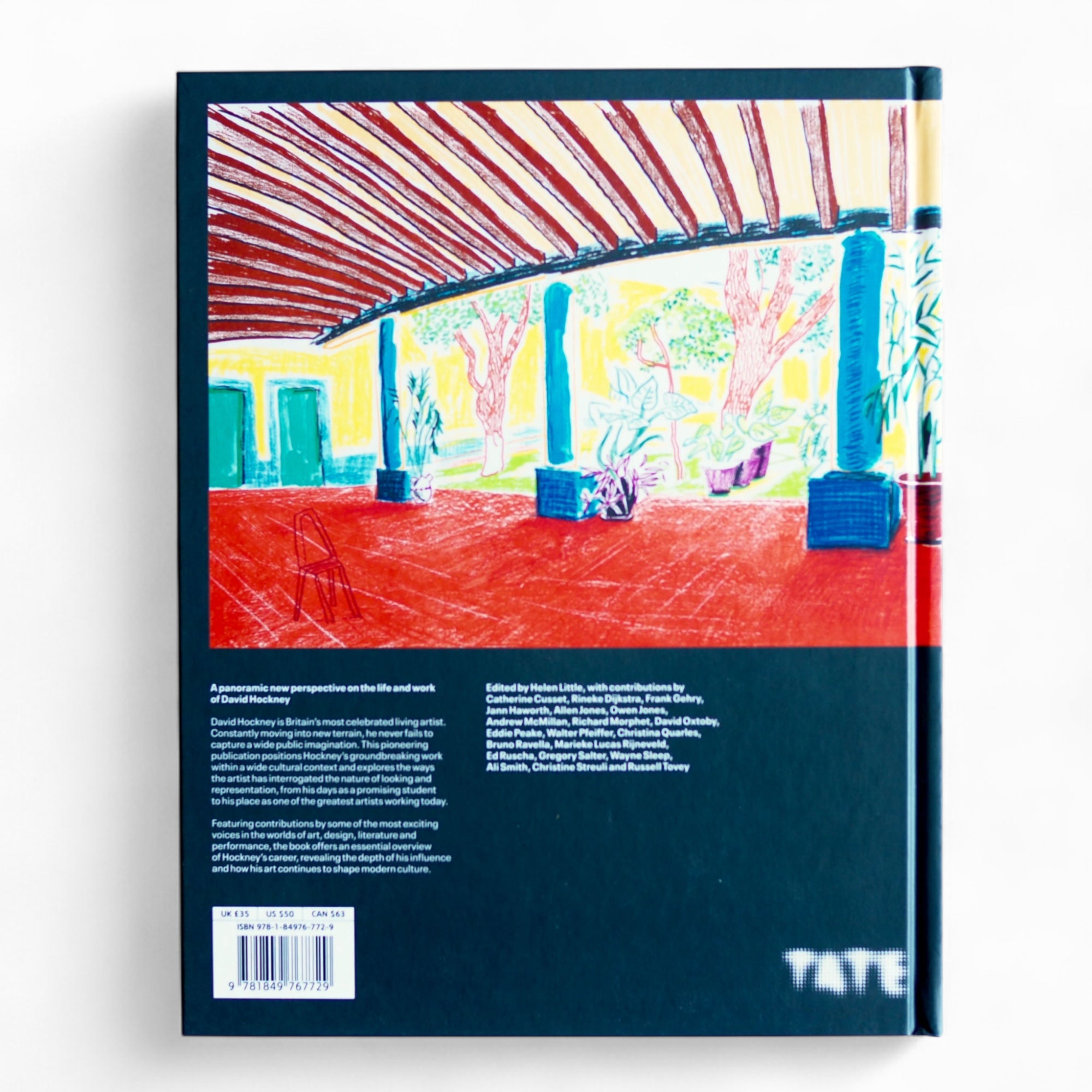 デヴィット・ホックニー　David Hockney - MOVING FOCUS art book　 裏 