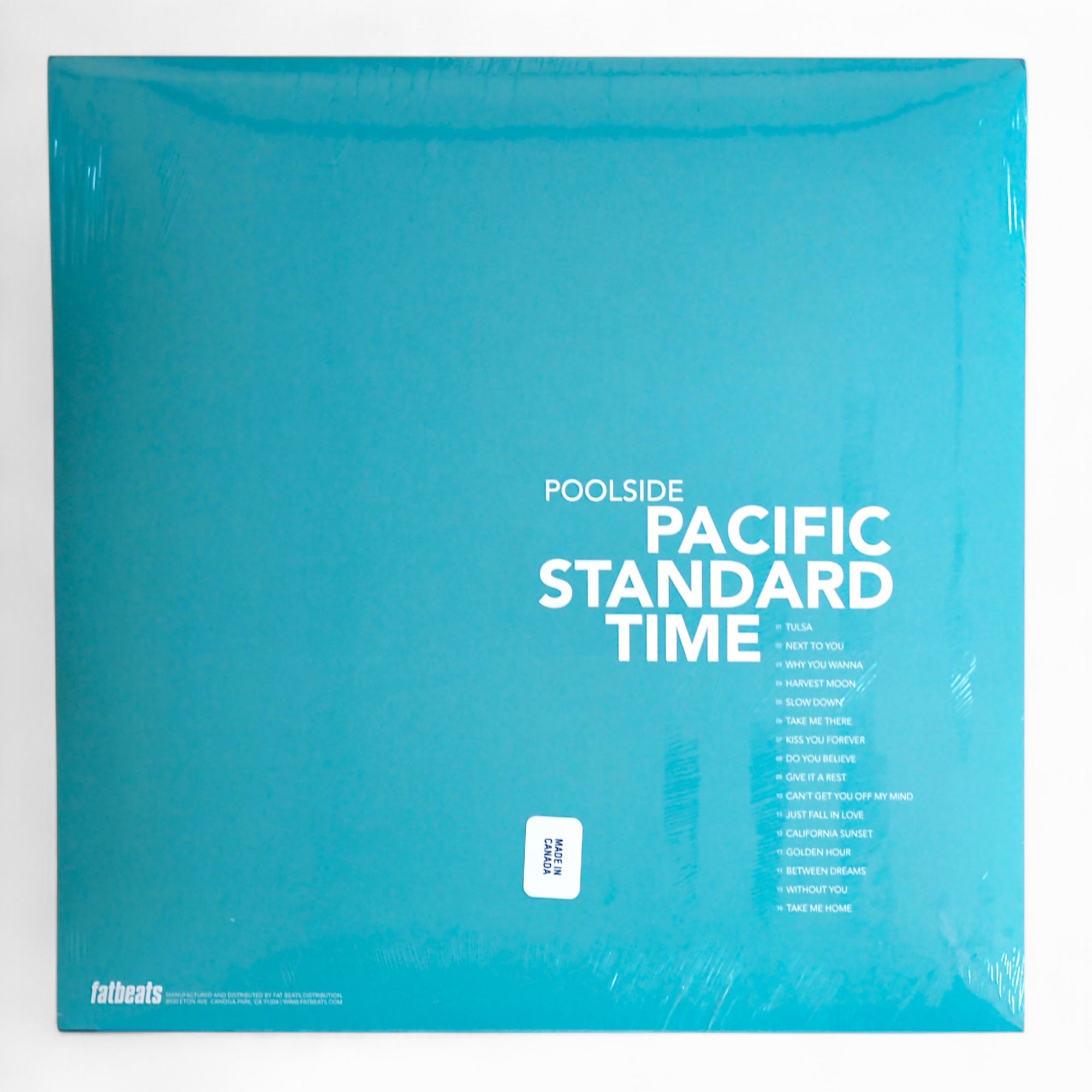 Poolside - Pacific Standard Time (10 Year Anniversary Reissue)　LP　裏ジャケット