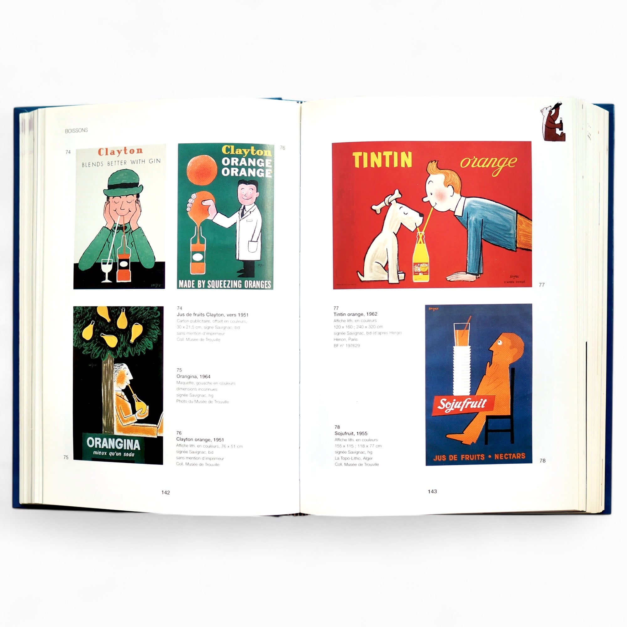 Raymond Savignac - Affichiste + Hommage à Savignac｜レイモン・サヴィニャック回顧展図録 + 小冊子「サヴィニャックへのオマージュ」（2001年パリ・フォルネー図書館）［used］