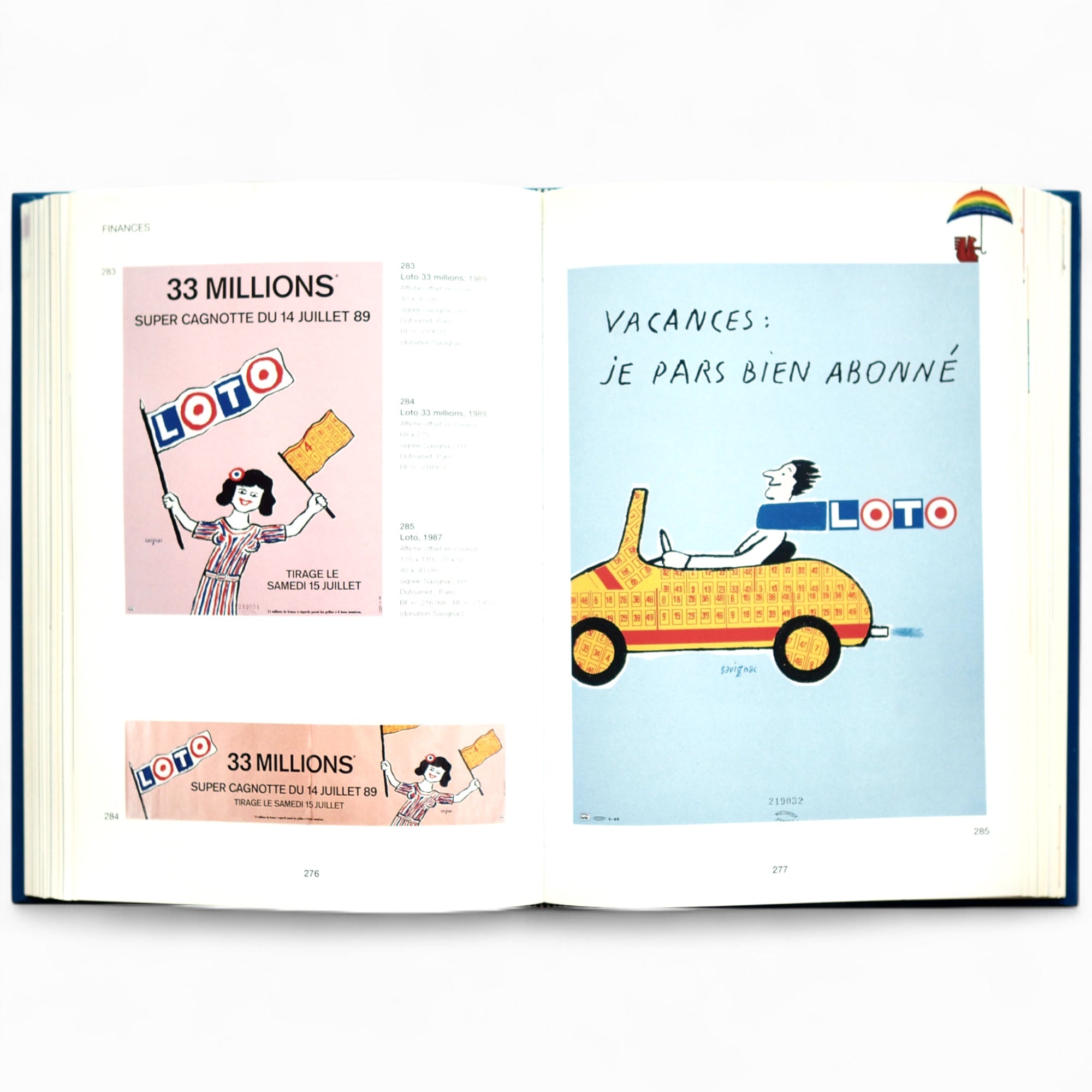 Raymond Savignac - Affichiste + Hommage à Savignac｜レイモン・サヴィニャック回顧展図録 + 小冊子「サヴィニャックへのオマージュ」（2001年パリ・フォルネー図書館）［used］