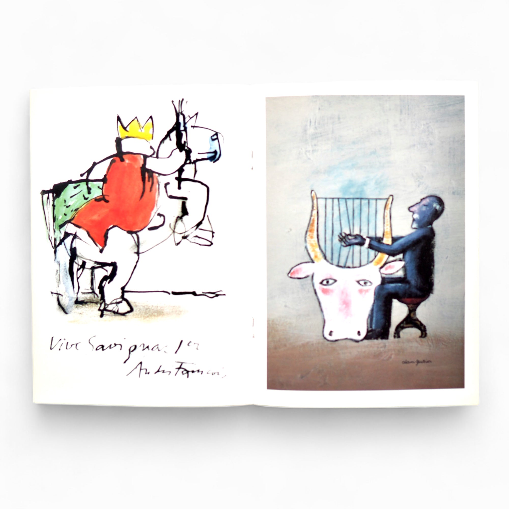 Raymond Savignac - Affichiste + Hommage à Savignac｜レイモン・サヴィニャック回顧展図録 + 小冊子「サヴィニャックへのオマージュ」（2001年パリ・フォルネー図書館）［used］