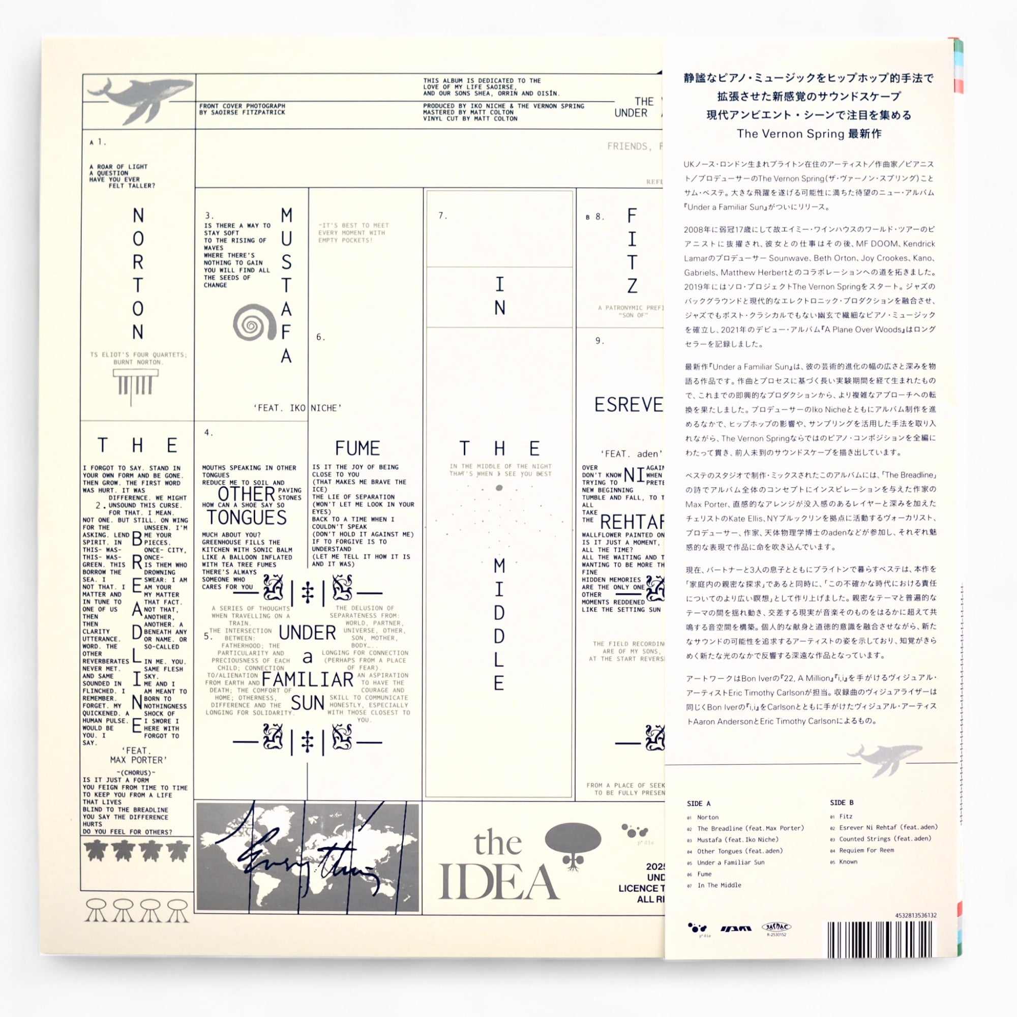 The Vernon Spring - Under a Familiar Sun (LP / JPN / repress)［NEW］