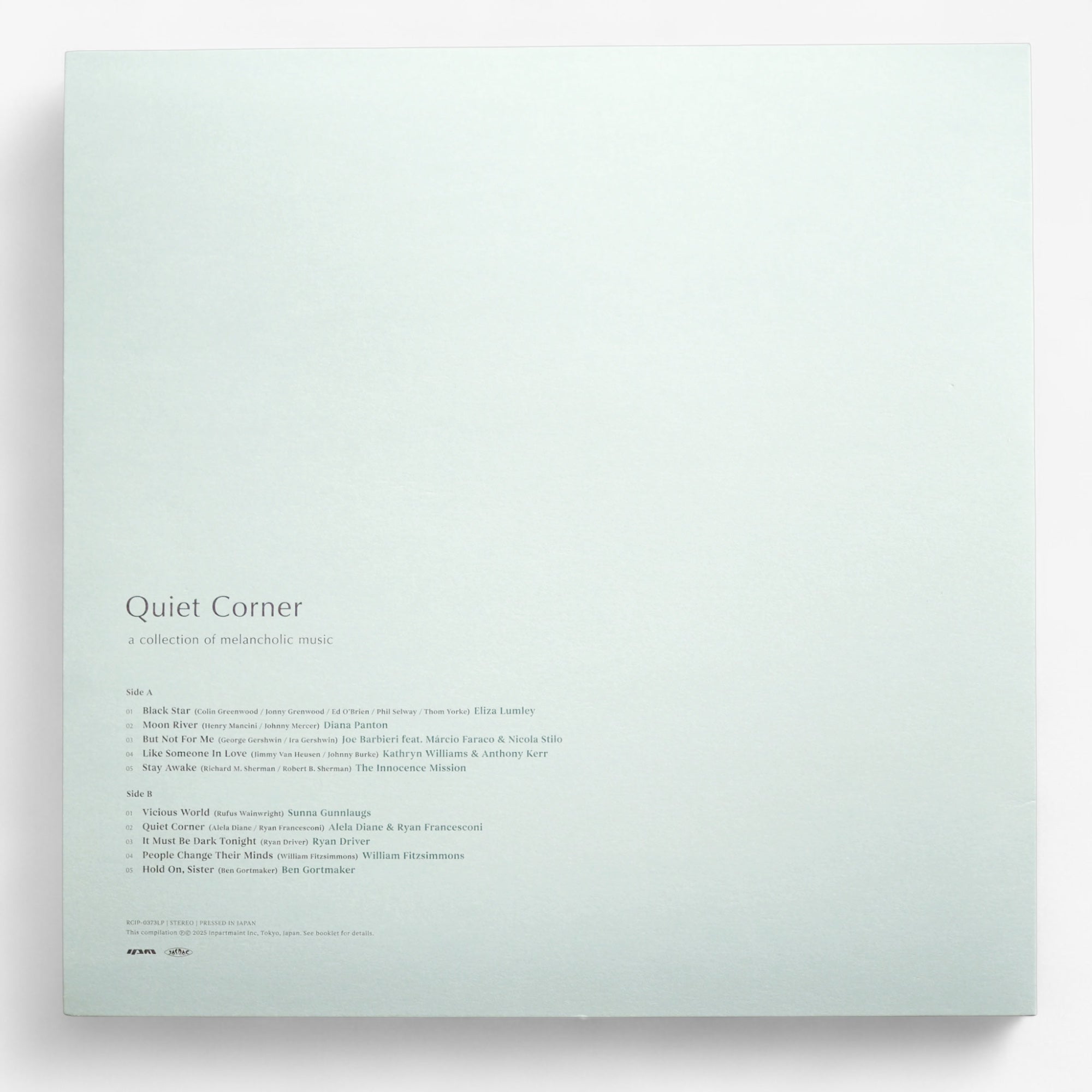 V.A. - Quiet Corner / a collection of melancholic music (LP) [NEW]