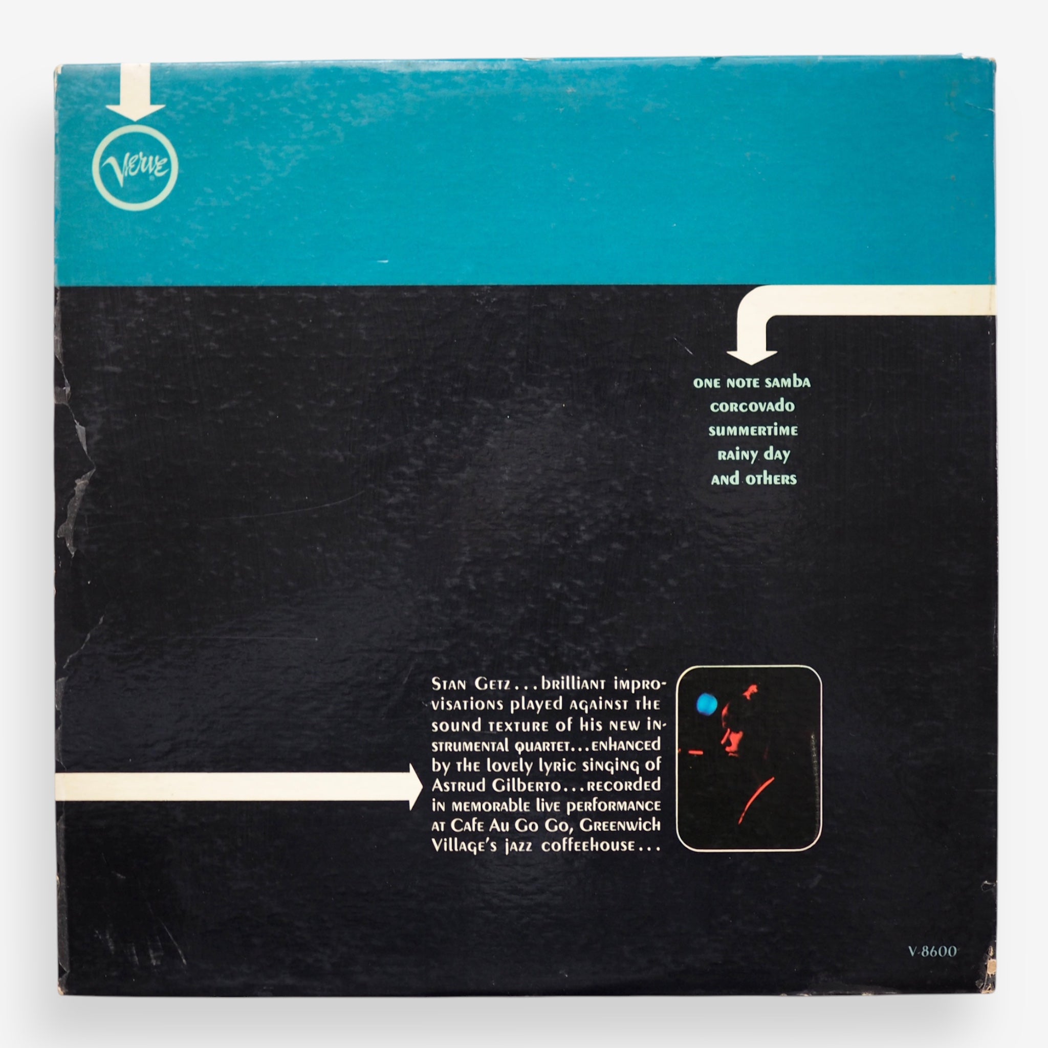 The New Stan Getz Quartet  featuring Astrud Gilberto - Getz Au Go Go [used]