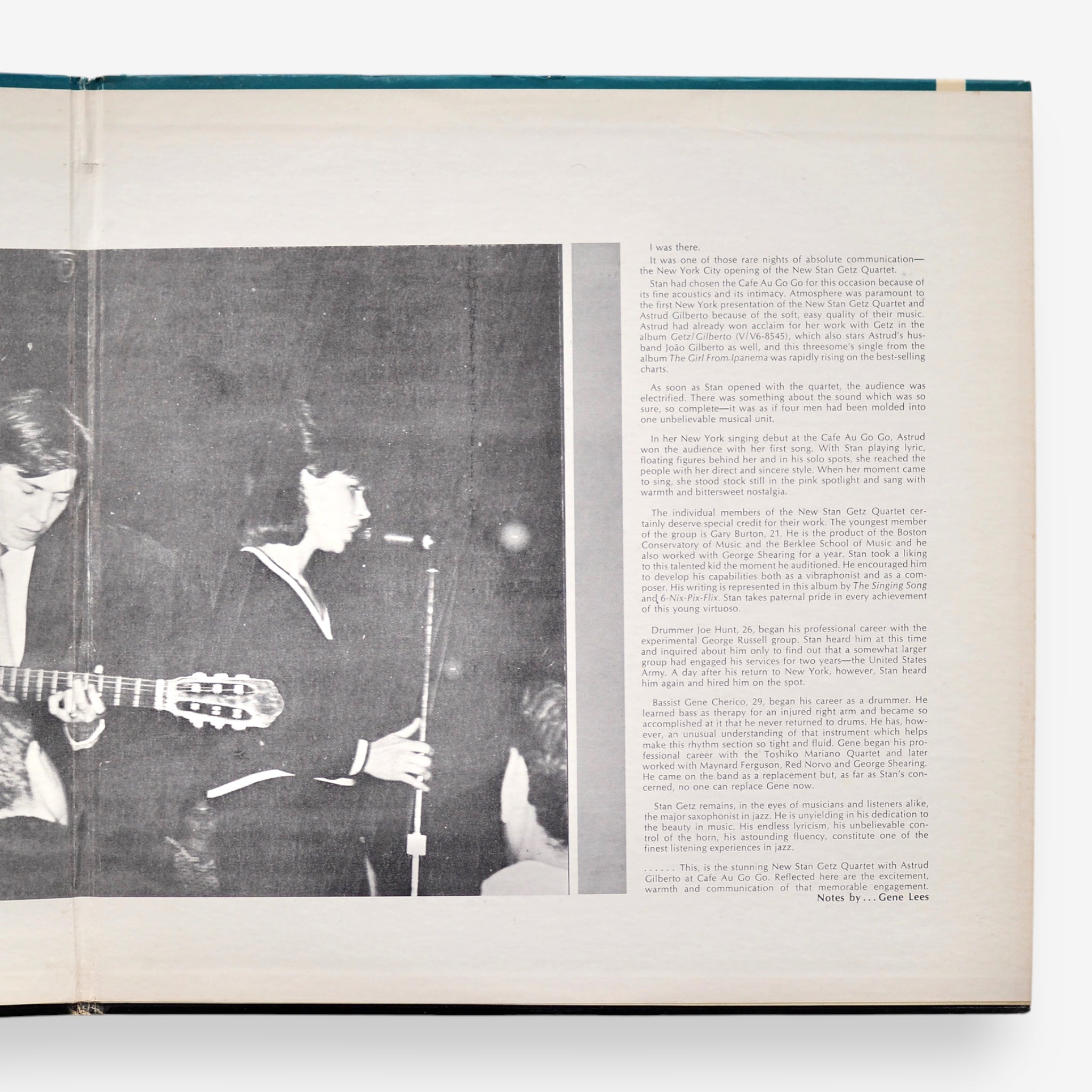 The New Stan Getz Quartet  featuring Astrud Gilberto - Getz Au Go Go [used]
