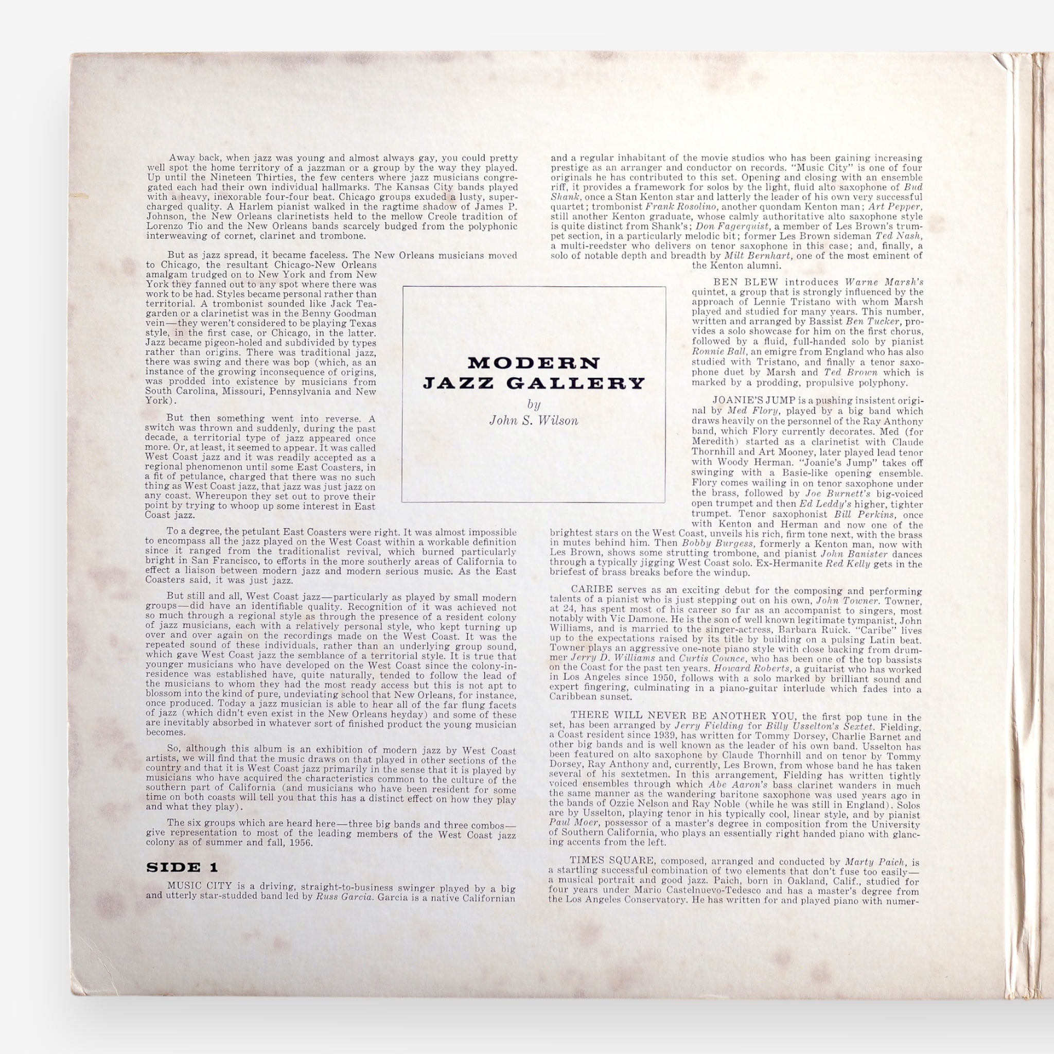 V.A – Modern Jazz Gallery | Kapp Records  [used]