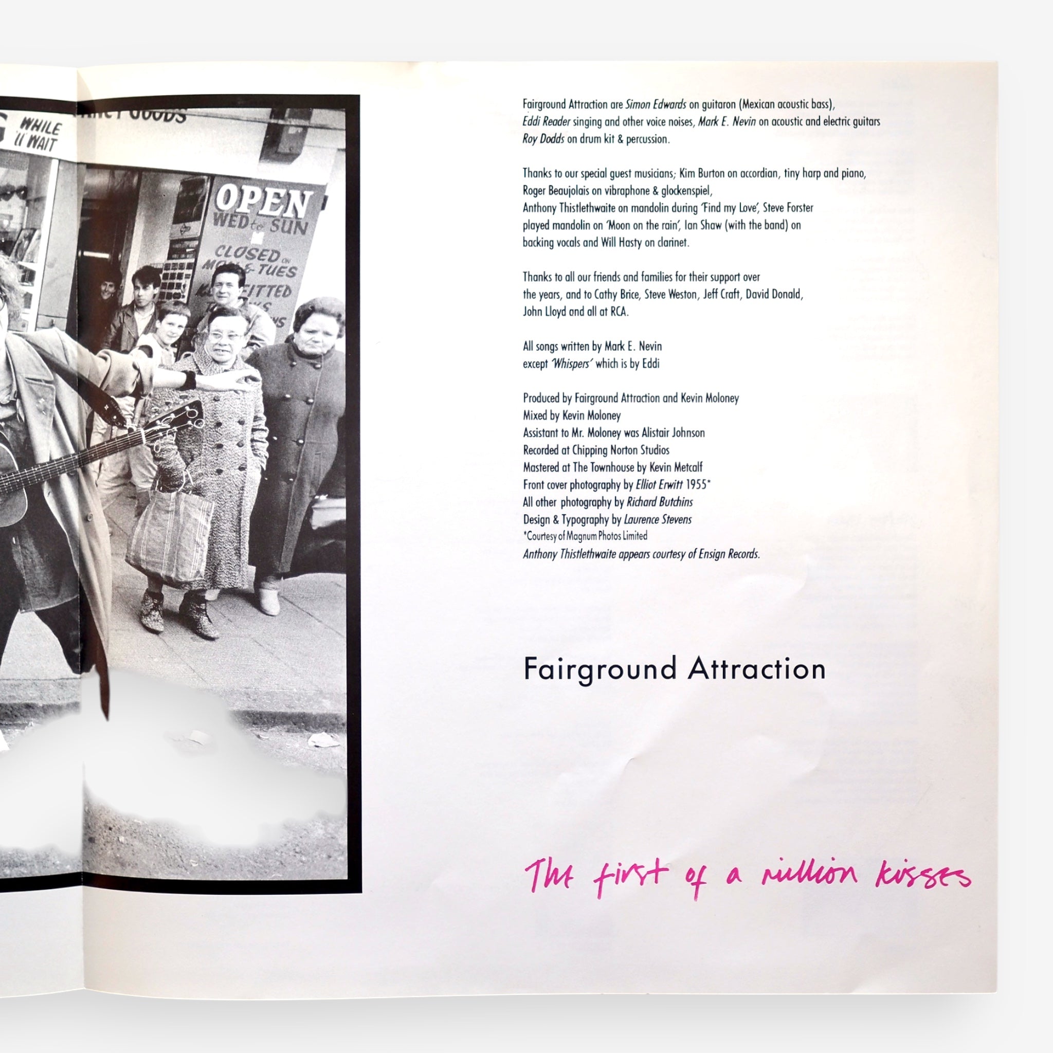 Fairground Attraction - The First Of A Million Kisses［used, GER press / UK master, 1988］