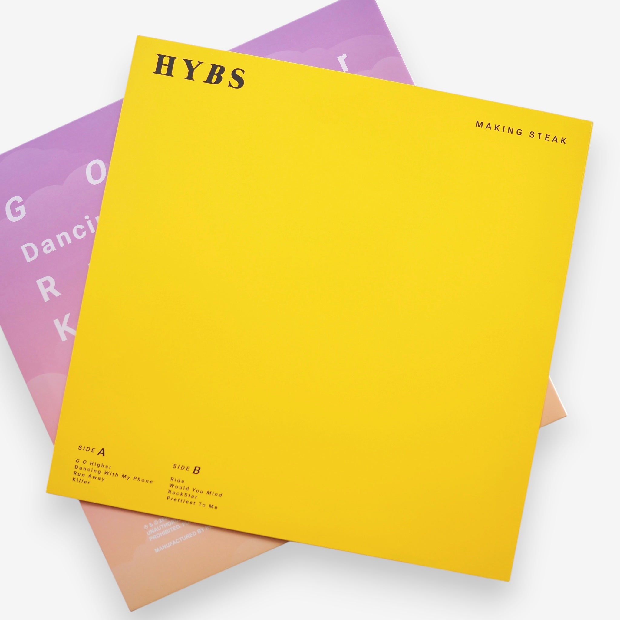 HYBS - MAKING STEAK (2025 repress, transparent orange vinyl) [used]