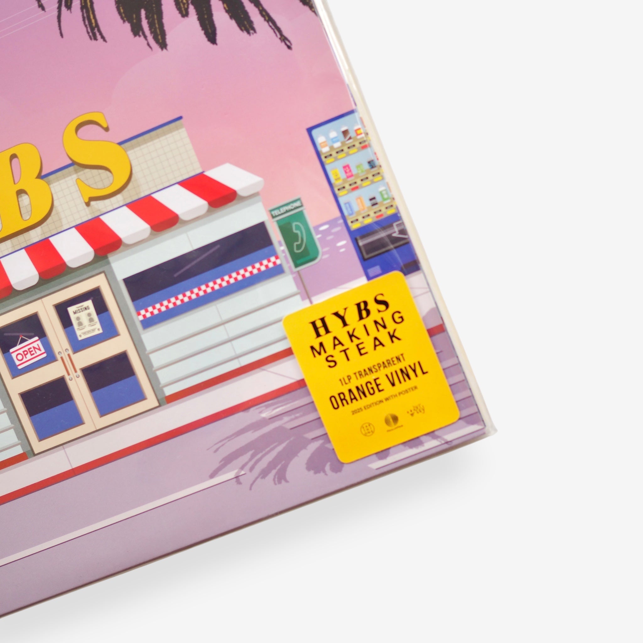 HYBS - MAKING STEAK (2025 repress, transparent orange vinyl) [used]