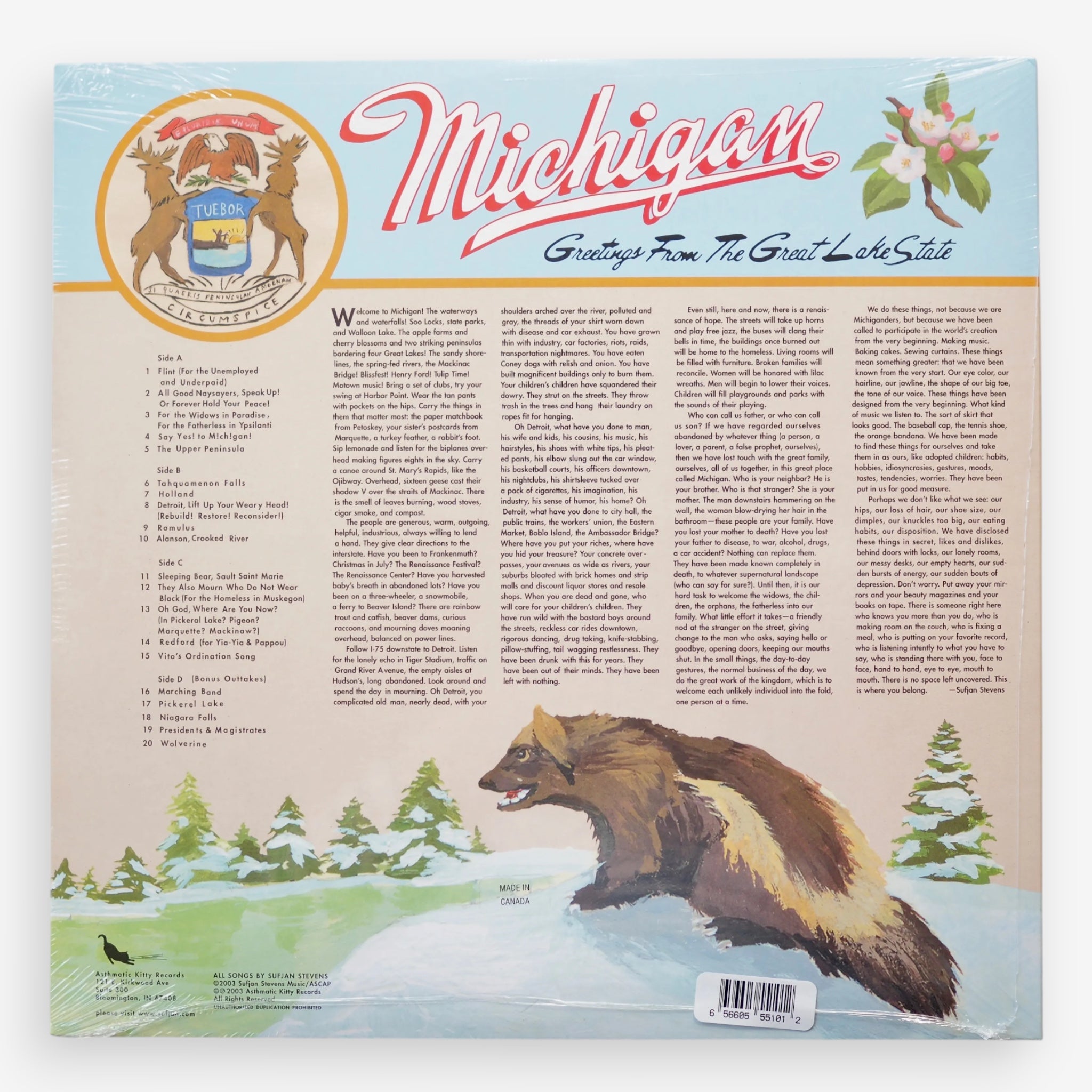 Sufjan Stevens – Greetings From Michigan The Great Lake State (2LP) [NEW]
