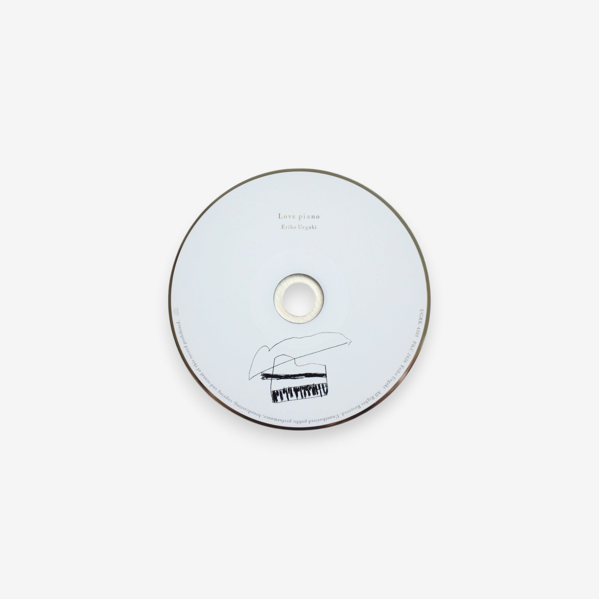 上柿絵梨子 Eriko Uegaki  - Love piano [CD/JPN/NEW]（初回入荷特典付き）