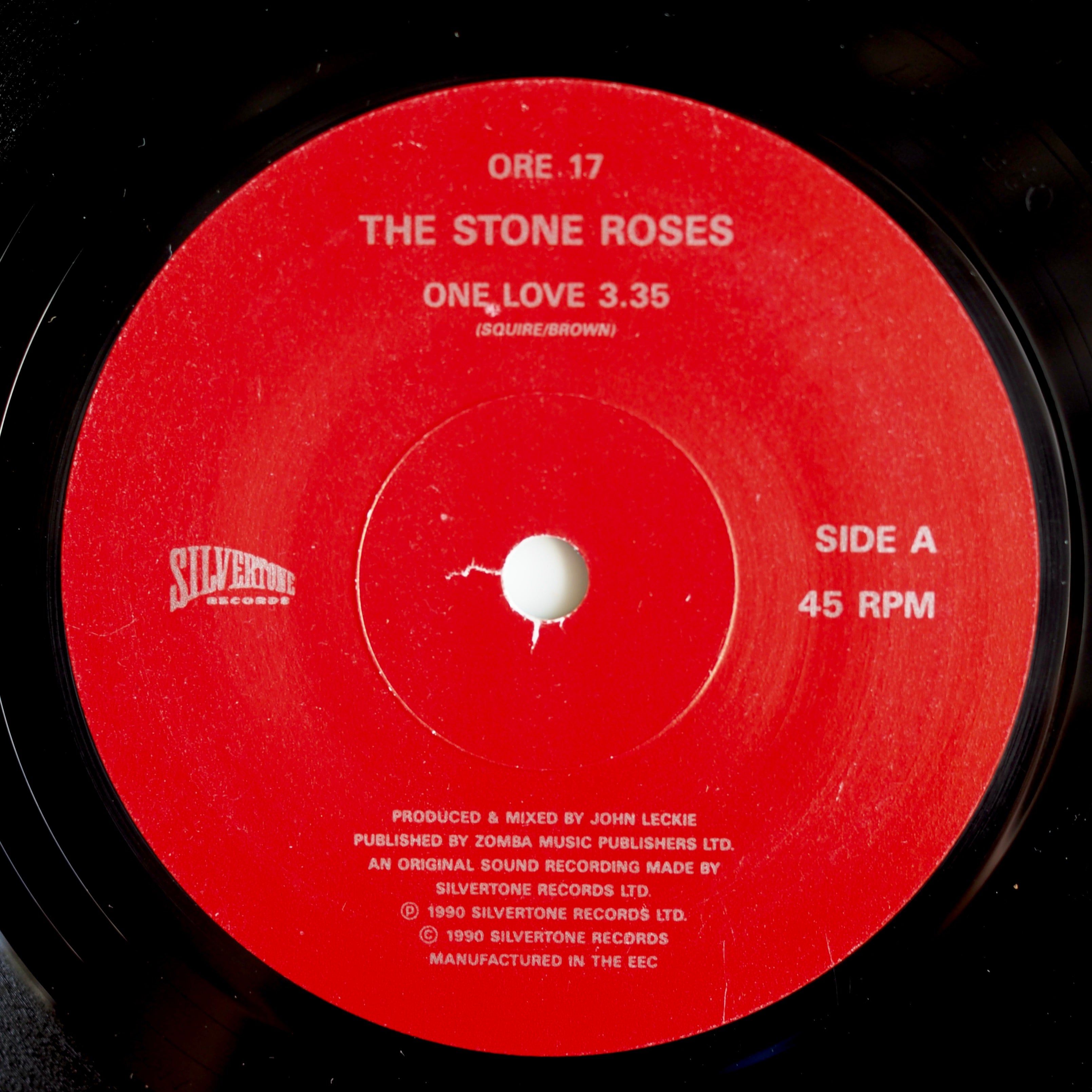 The Stone Roses - One Love (7 pouces)［D'OCCASION］