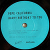 PEPE CALIFORNIA / EMERSON KITAMURA - HAPPY BIRTHDAY EP2［used］