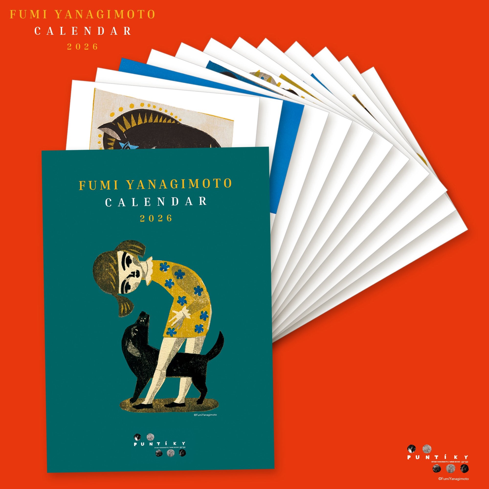 柳本 史 カレンダー FUMI YANAGIMOTO CALENDAR 2026 [PRE-ORDER | 10月下旬発売予定]