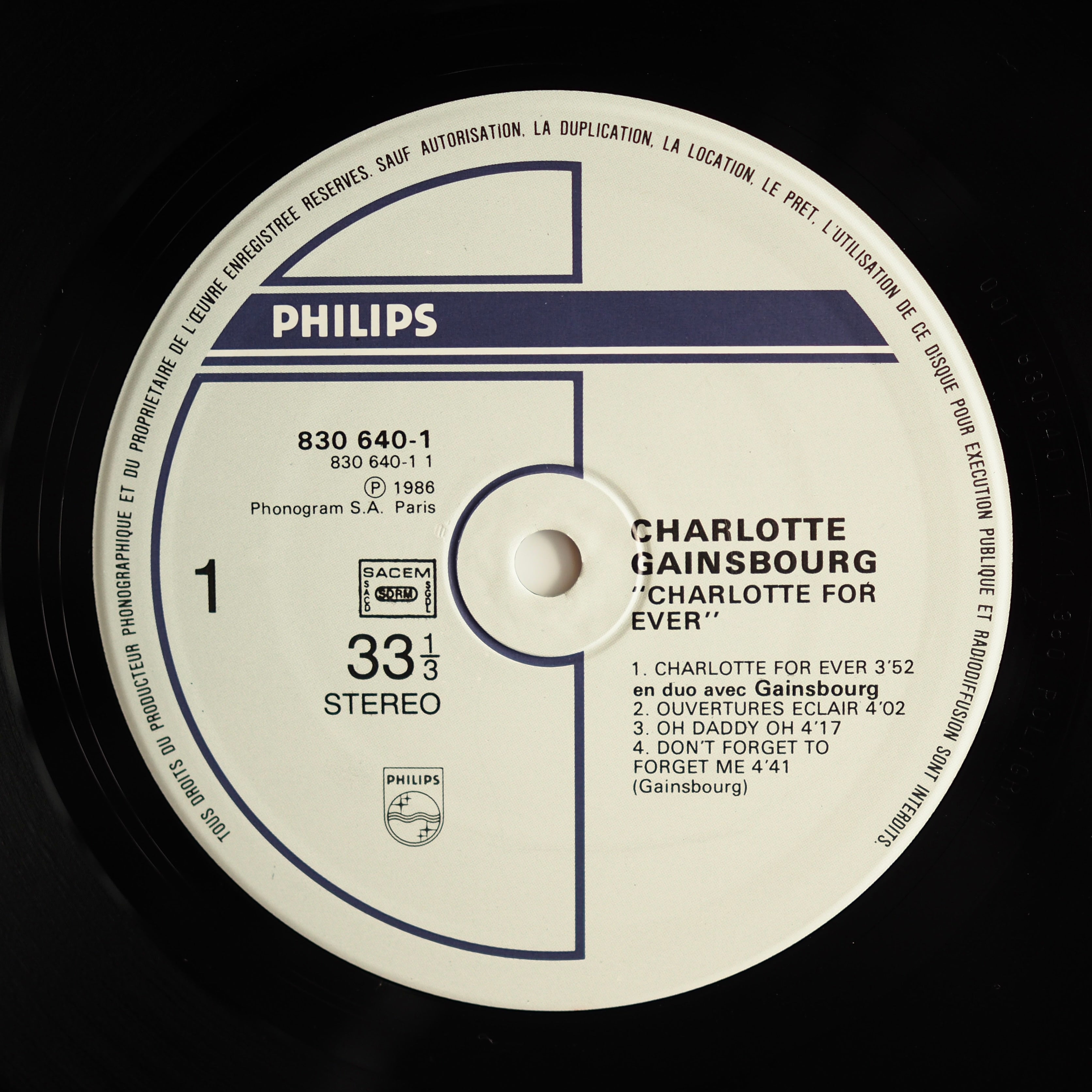 CHARLOTTE GAINSBOURG - CHARLOTTE FOR EVER [used]