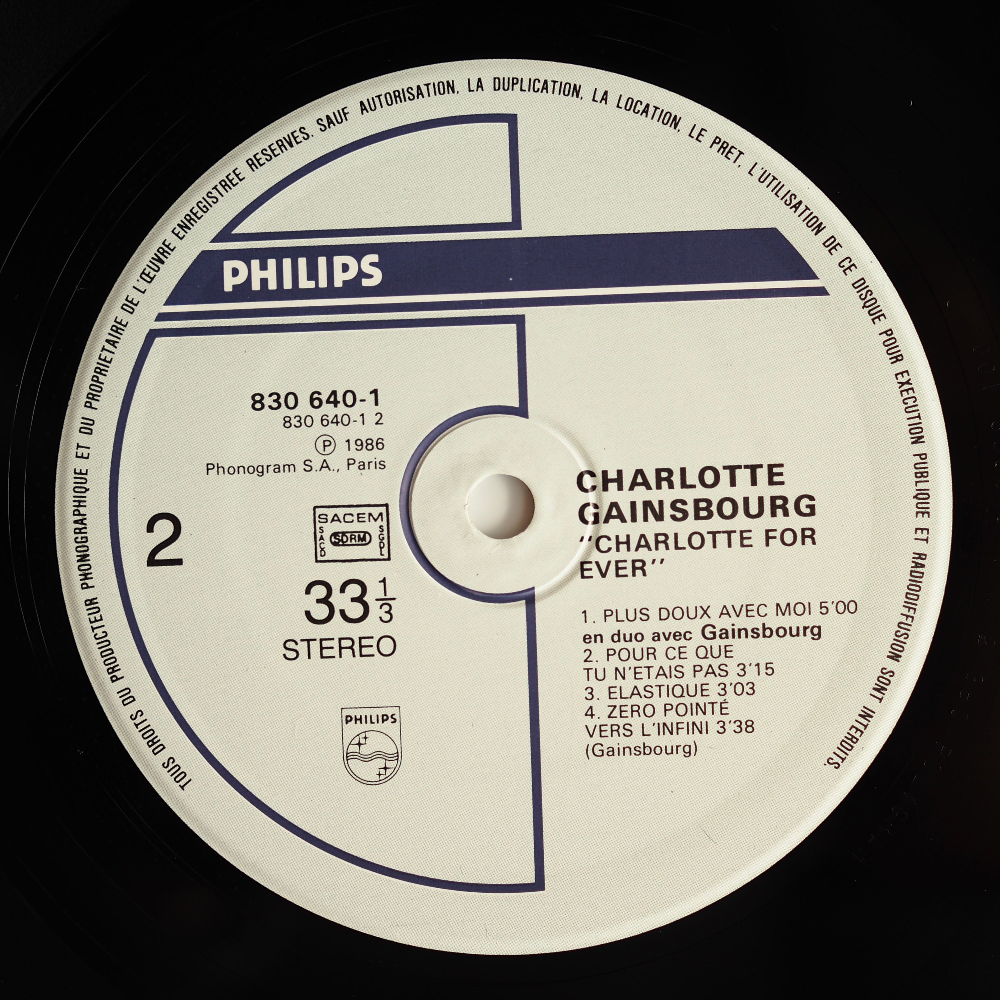 CHARLOTTE GAINSBOURG - CHARLOTTE FOR EVER [used]