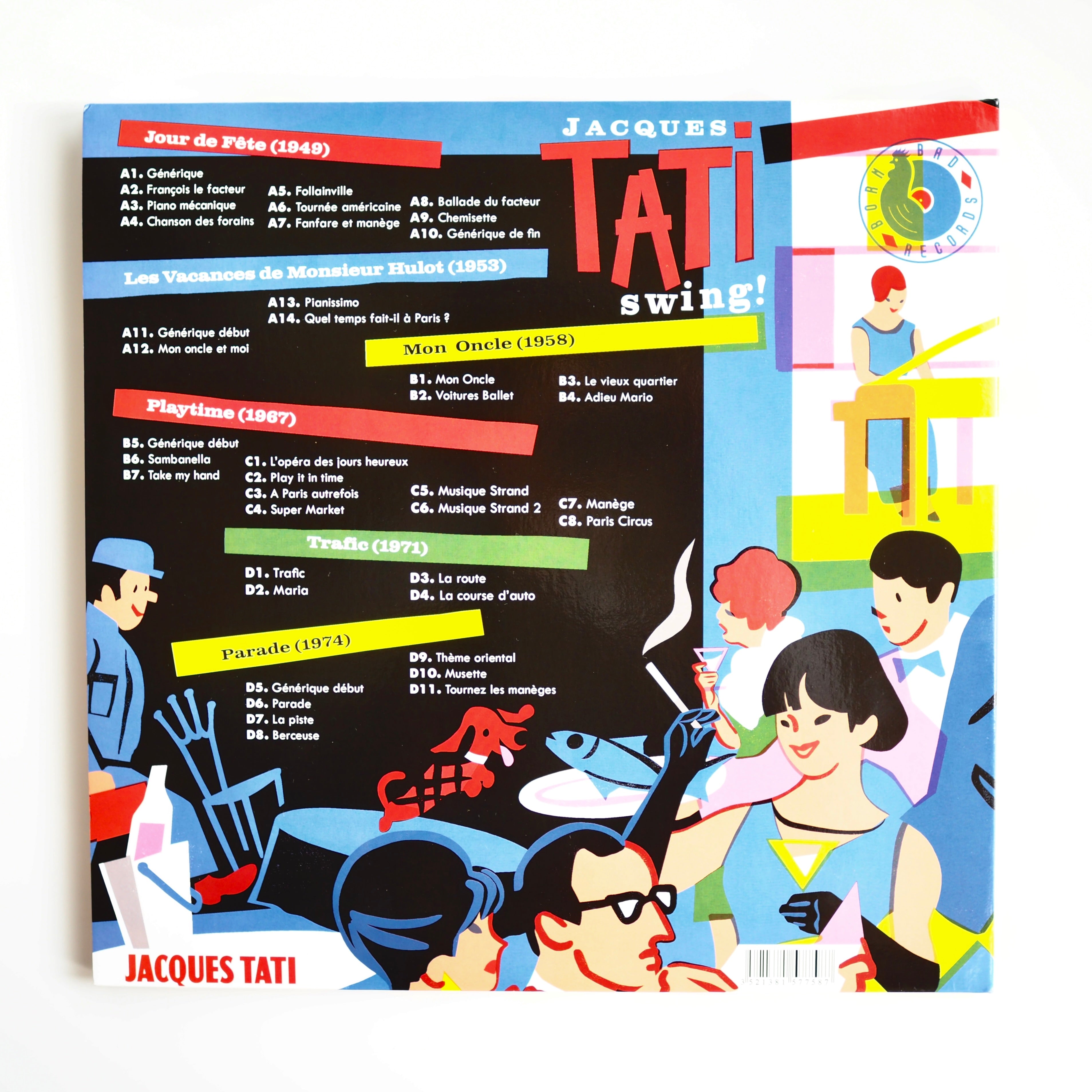 JACQUES TATI - SWING (OST "JOUR DE FETE"/ "LES VACANCES DE MONSIEUR HULOT"/ "MON ONCLE"/ "PLAYTIME"/ "TRAFIC"/ "PARADE") [NOUVEAU]