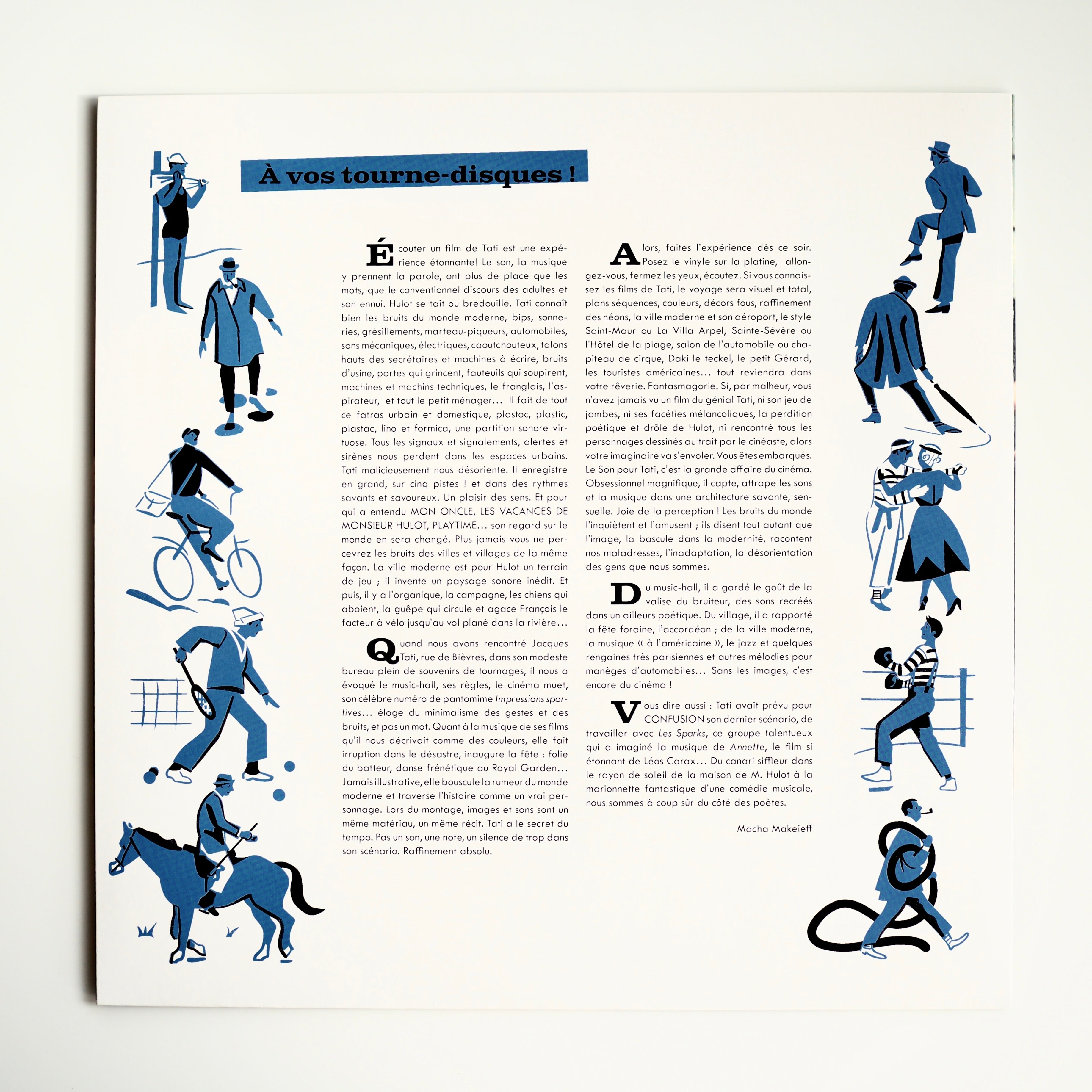 JACQUES TATI - SWING (OST "JOUR DE FETE"/ "LES VACANCES DE MONSIEUR HULOT"/ "MON ONCLE"/ "PLAYTIME"/ "TRAFIC"/ "PARADE") [NOUVEAU]