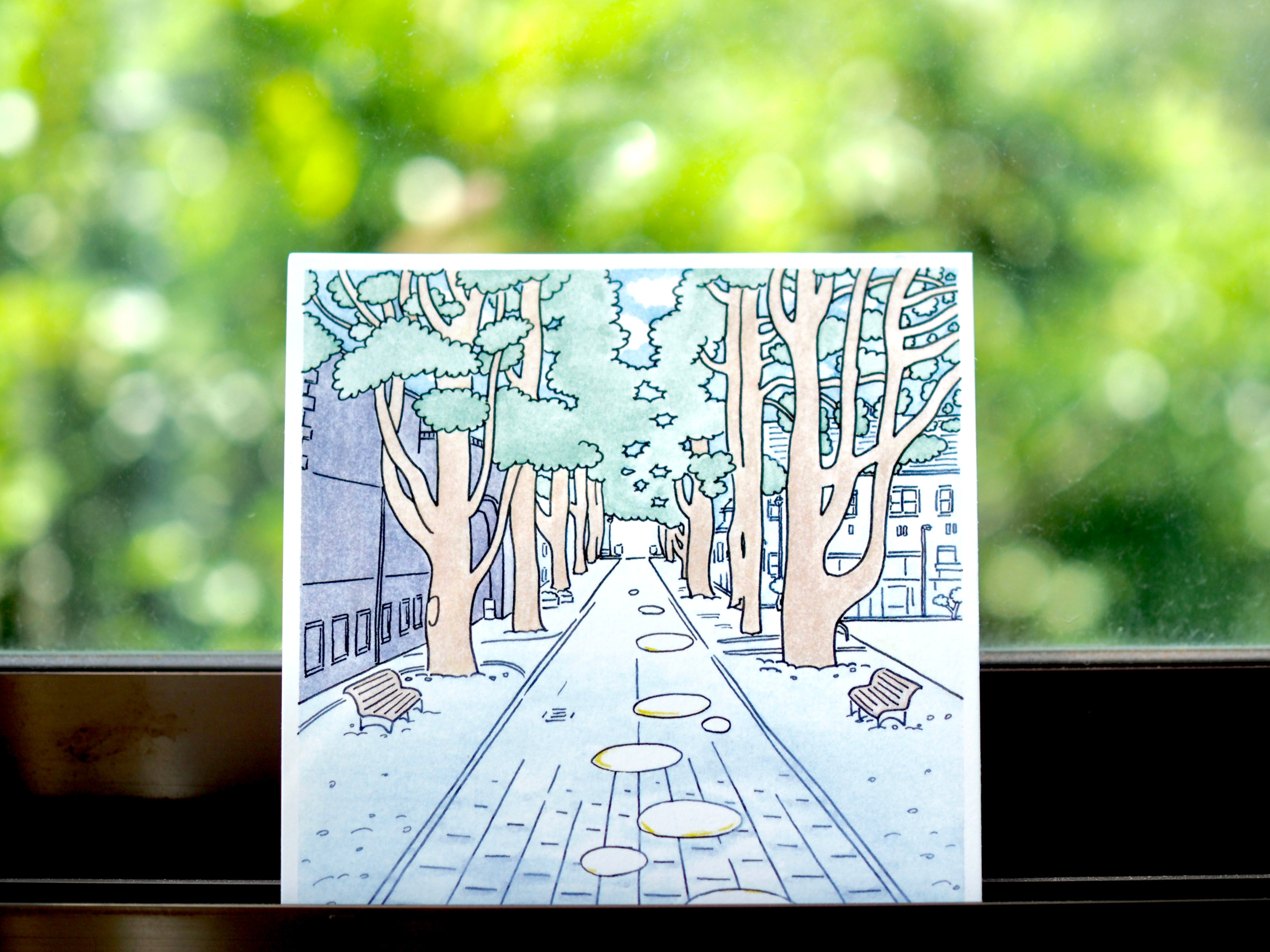 shiika × rovakk musikk『松本詩片』– あがたの森公園 ポストカード
