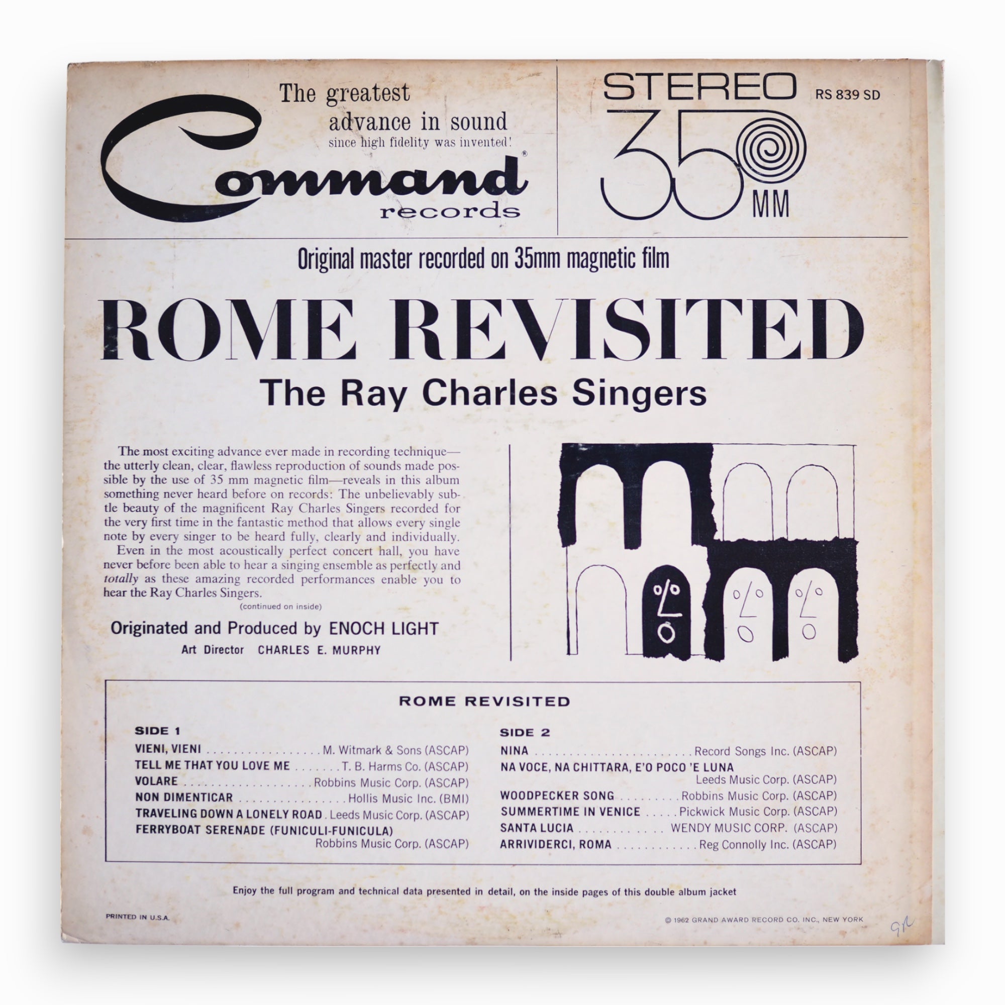 The Ray Charles Singers - ROME REVISITED ［USED］