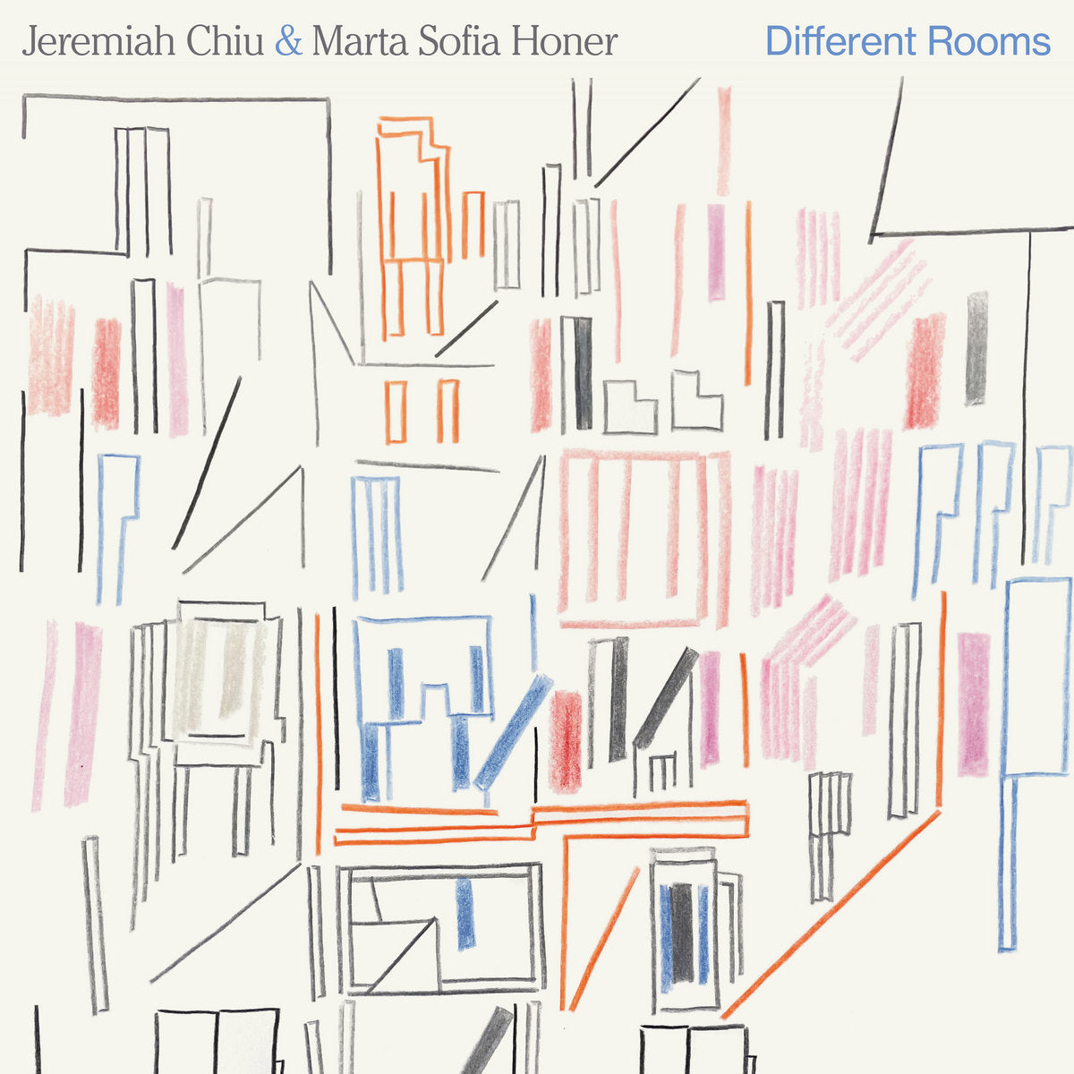 Jeremiah Chiu & Marta Sofia Honer - Different Rooms (‘Battiato Brick’ Red Vinyl)［NEW］