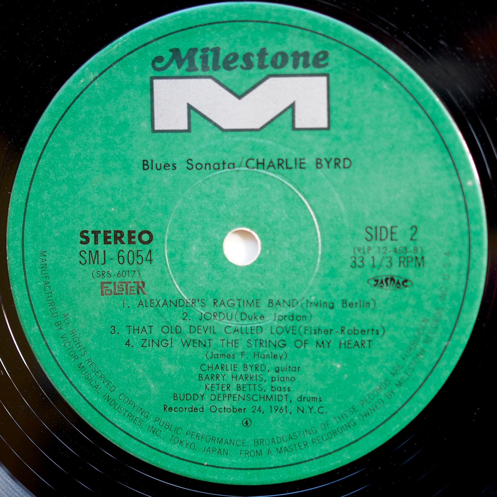 Charlie Byrd – Blues Sonata [used]