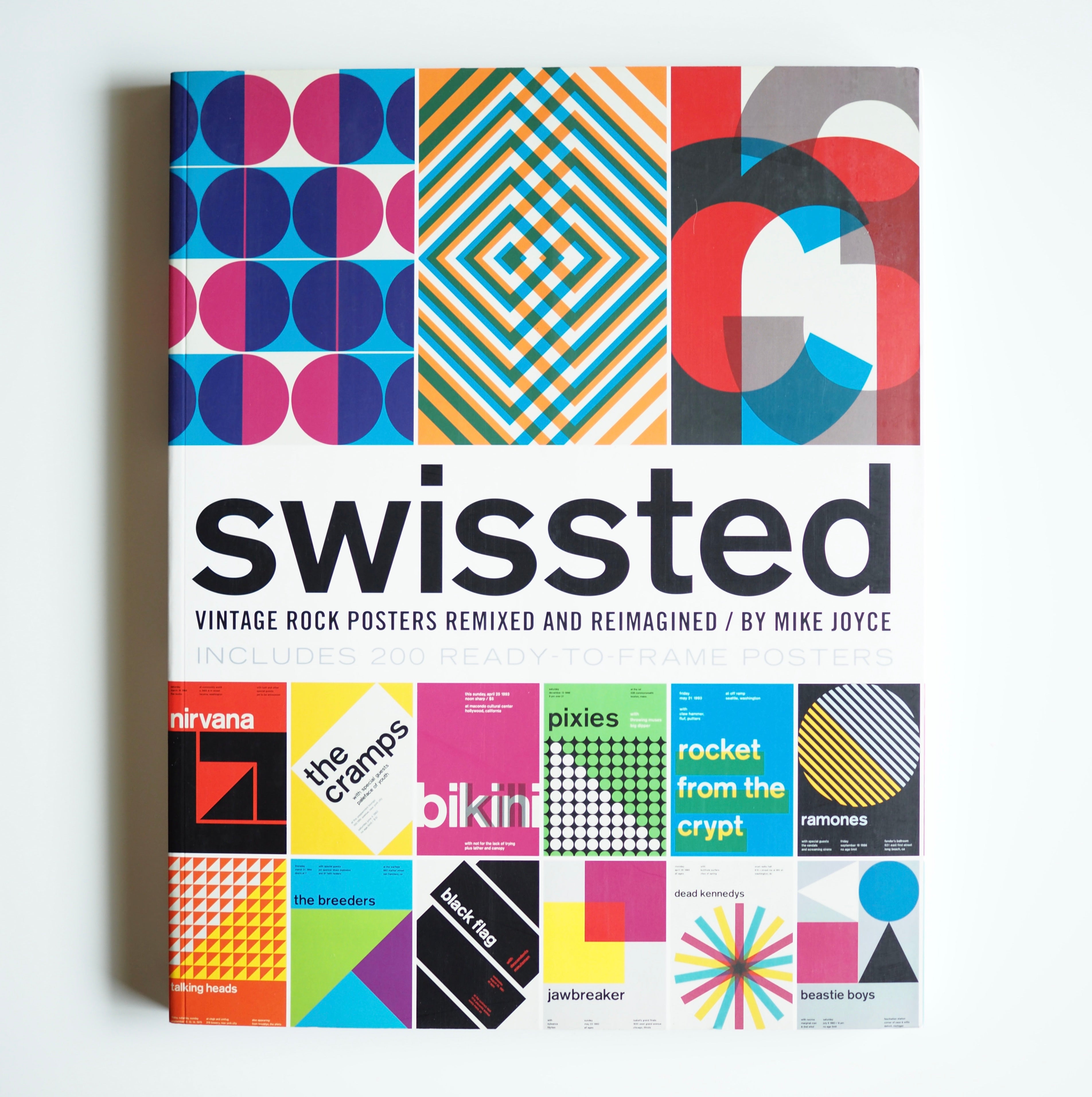 Mike Joyce - Swissted : Affiches rock vintage remixées et réimaginées (utilisées)