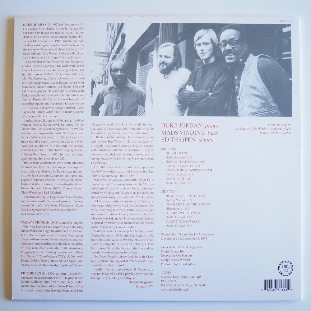 DUKE JORDAN - FLIGHT TO DENMARK［used］