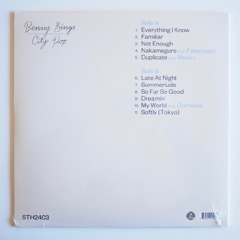 Benny Sings - City Pop ［NEW］