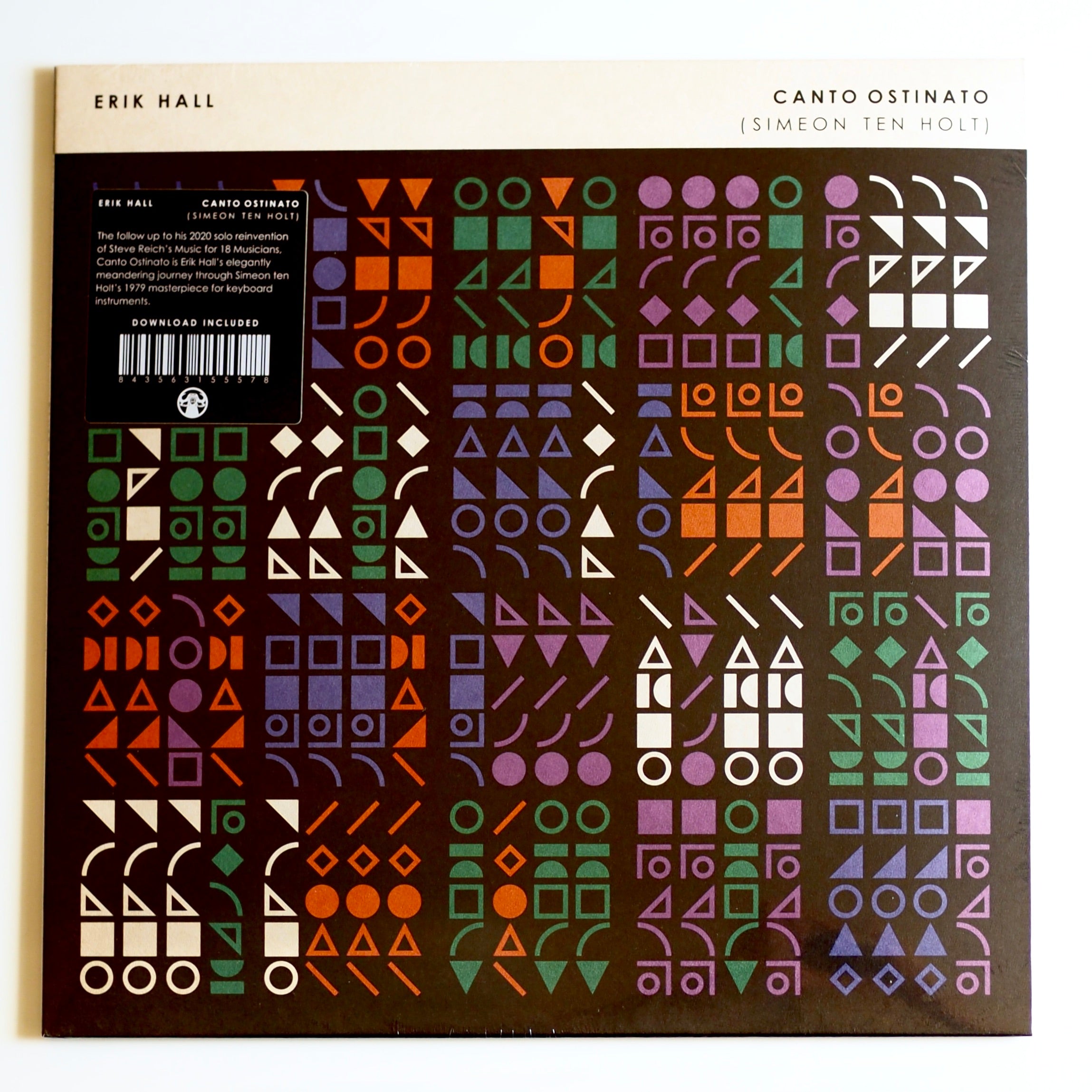 Erik Hall - Canto Ostinato (Simeon ten Holt) ［