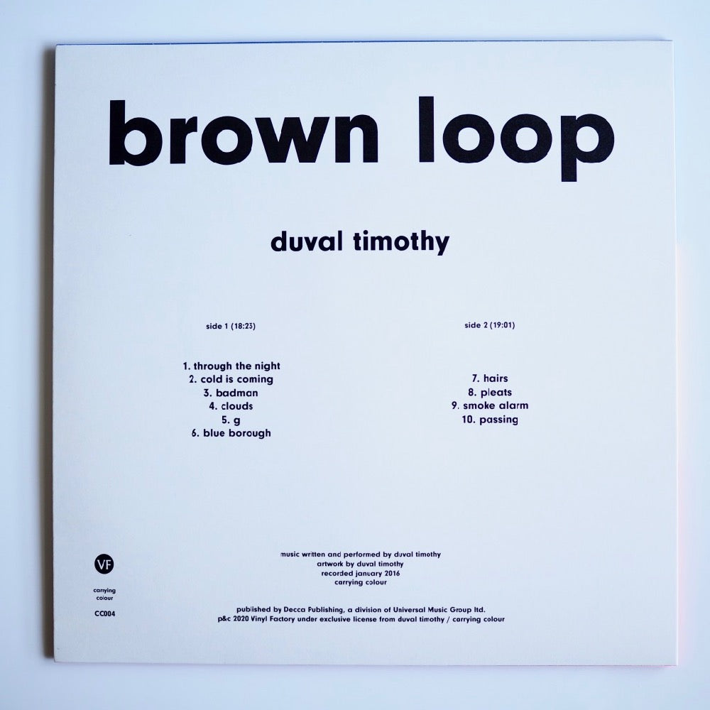 Duval Timothy - Brown Loop ［NEW］