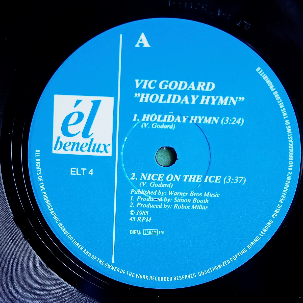 VIC GODARD - HOLIDAY HYMN ［USED / 2nd restock］