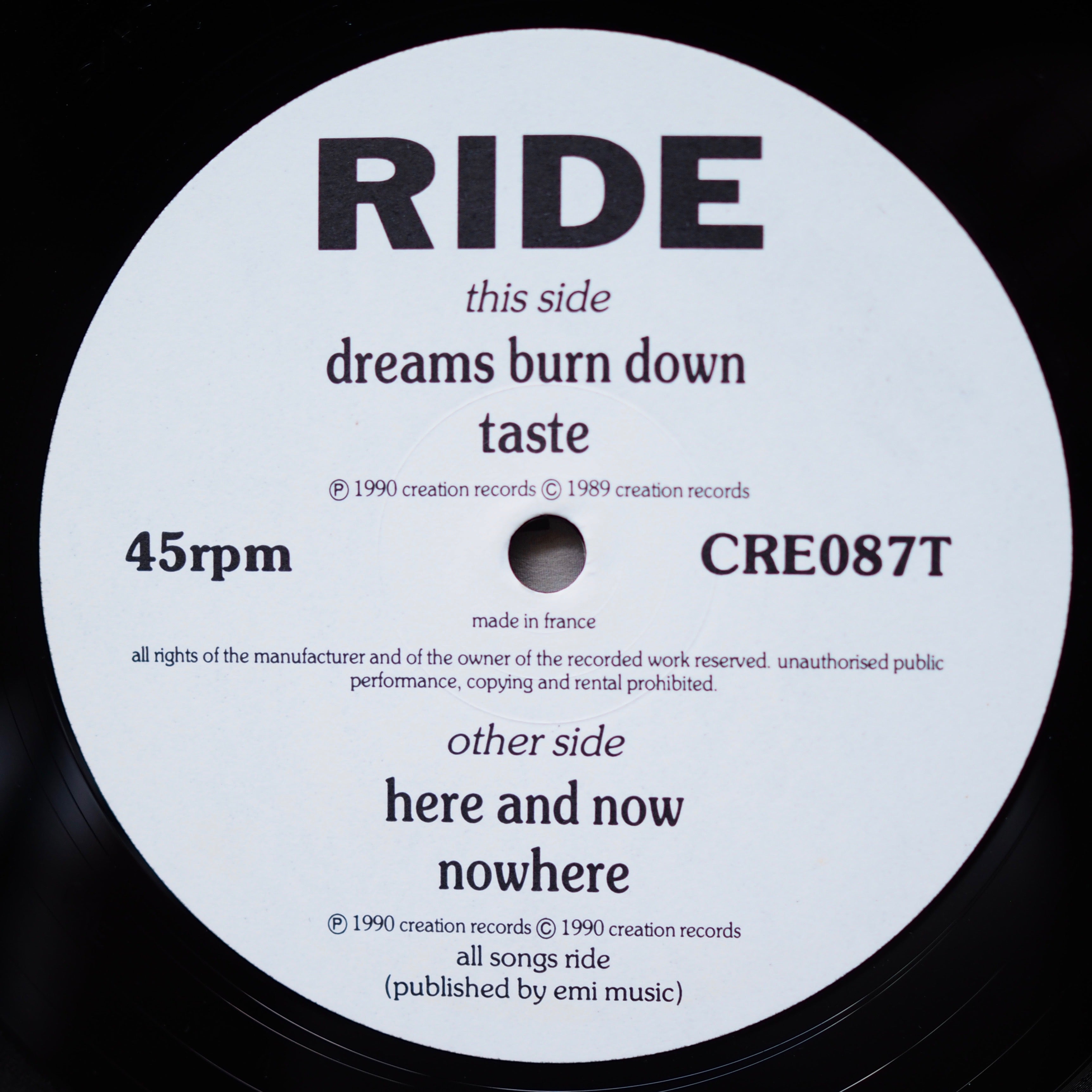 RIDE - FALL ［used］