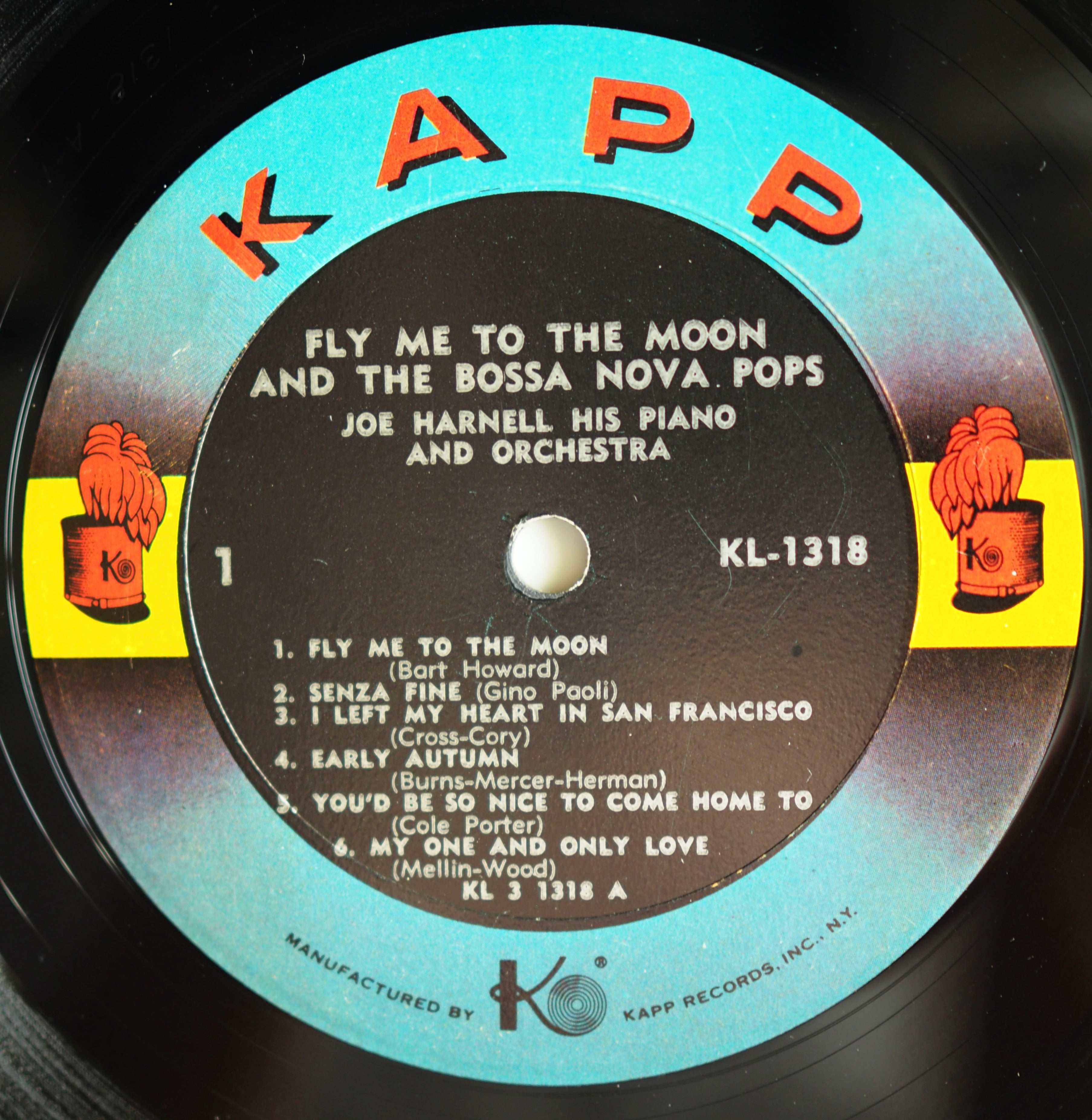 JOE HARNELL HIS PIANO AND ORCHESTRA - FLY ME TO THE MOON AND THE BOSSA NOVA POPS［USED］