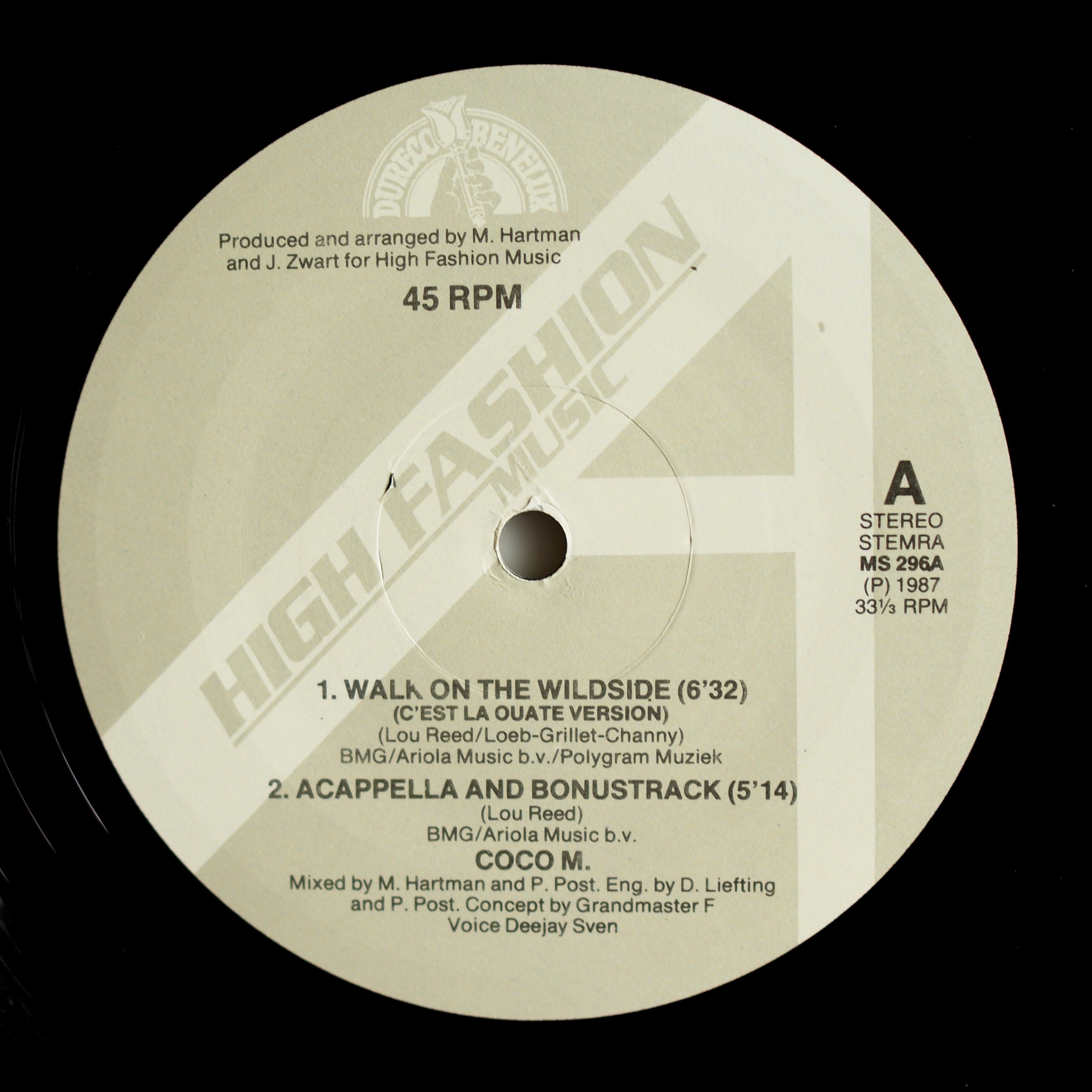 Coco M.– Walk On The Wild Side (C'est La Ouate Version) ［used］