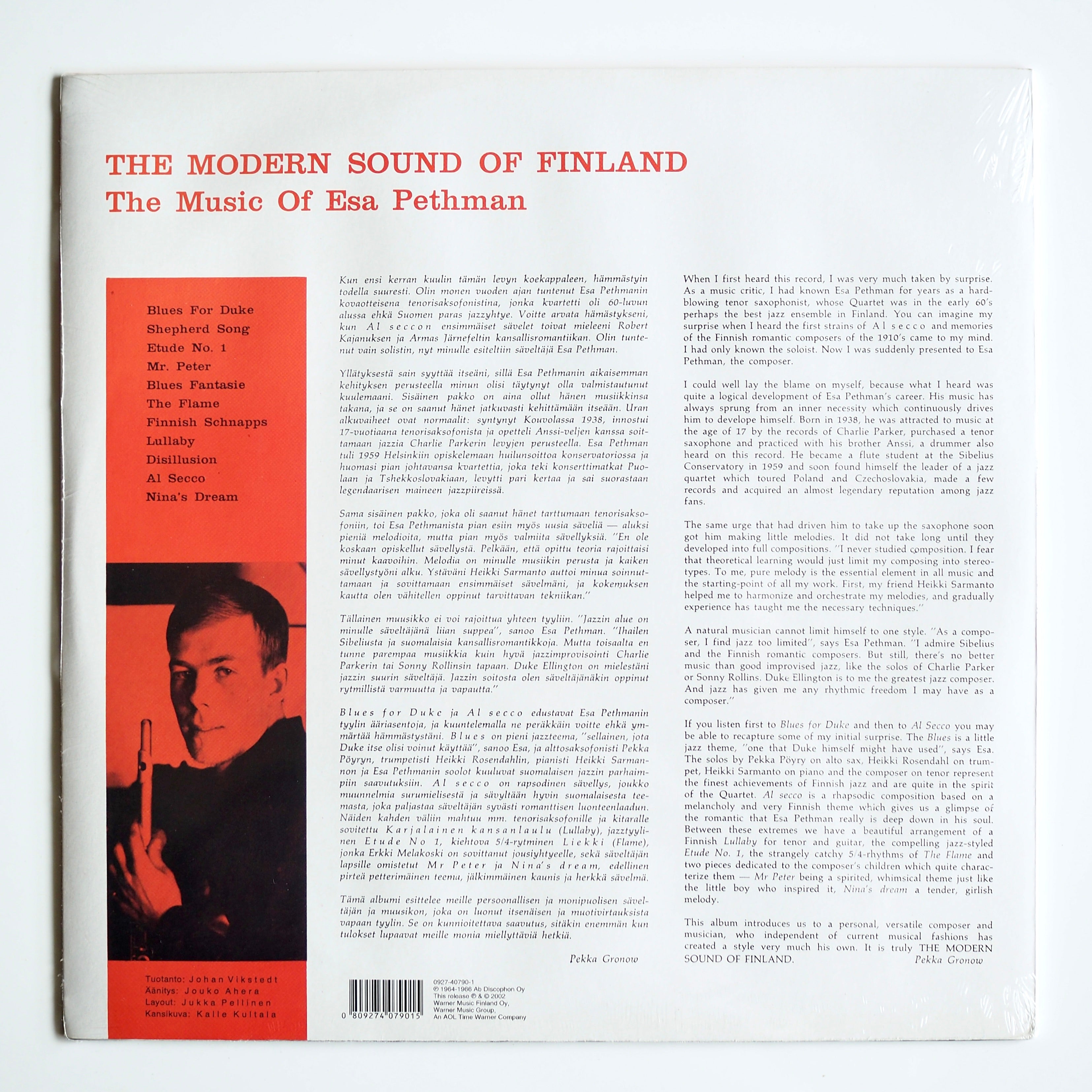 Esa Pethman – The Modern Sound Of Finland [used &frasl; 2nd restock]