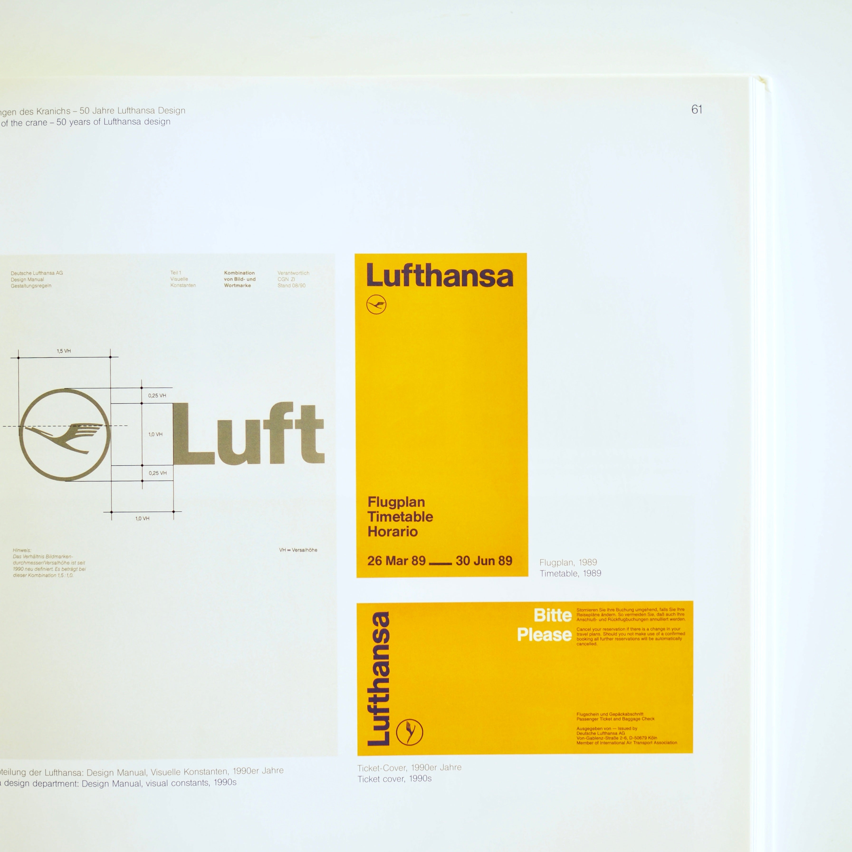 The Wings of the Crane | 50 Years of Lufthansa Design［used］