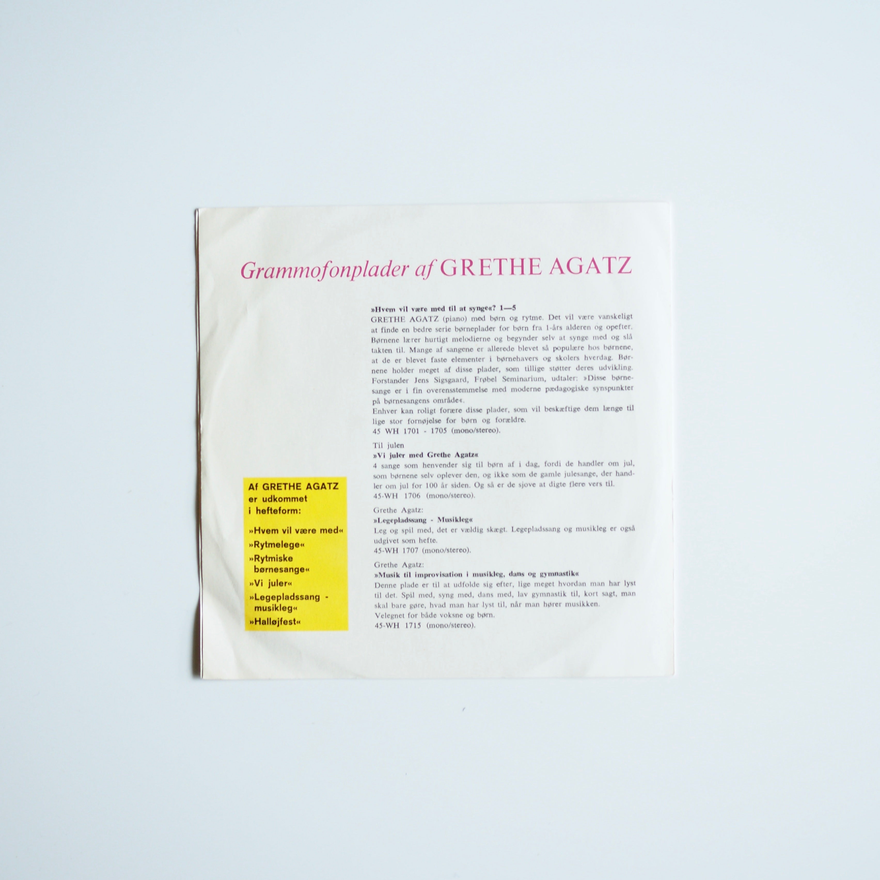 Grethe Agatz – Halløjfest［used］