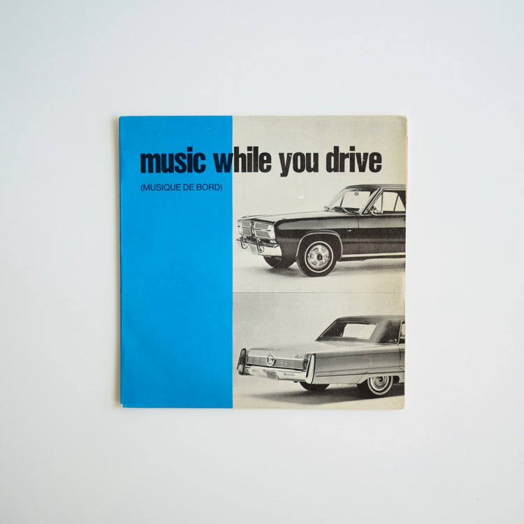 music while you drive (MUSIQUE DE BORD)［used］